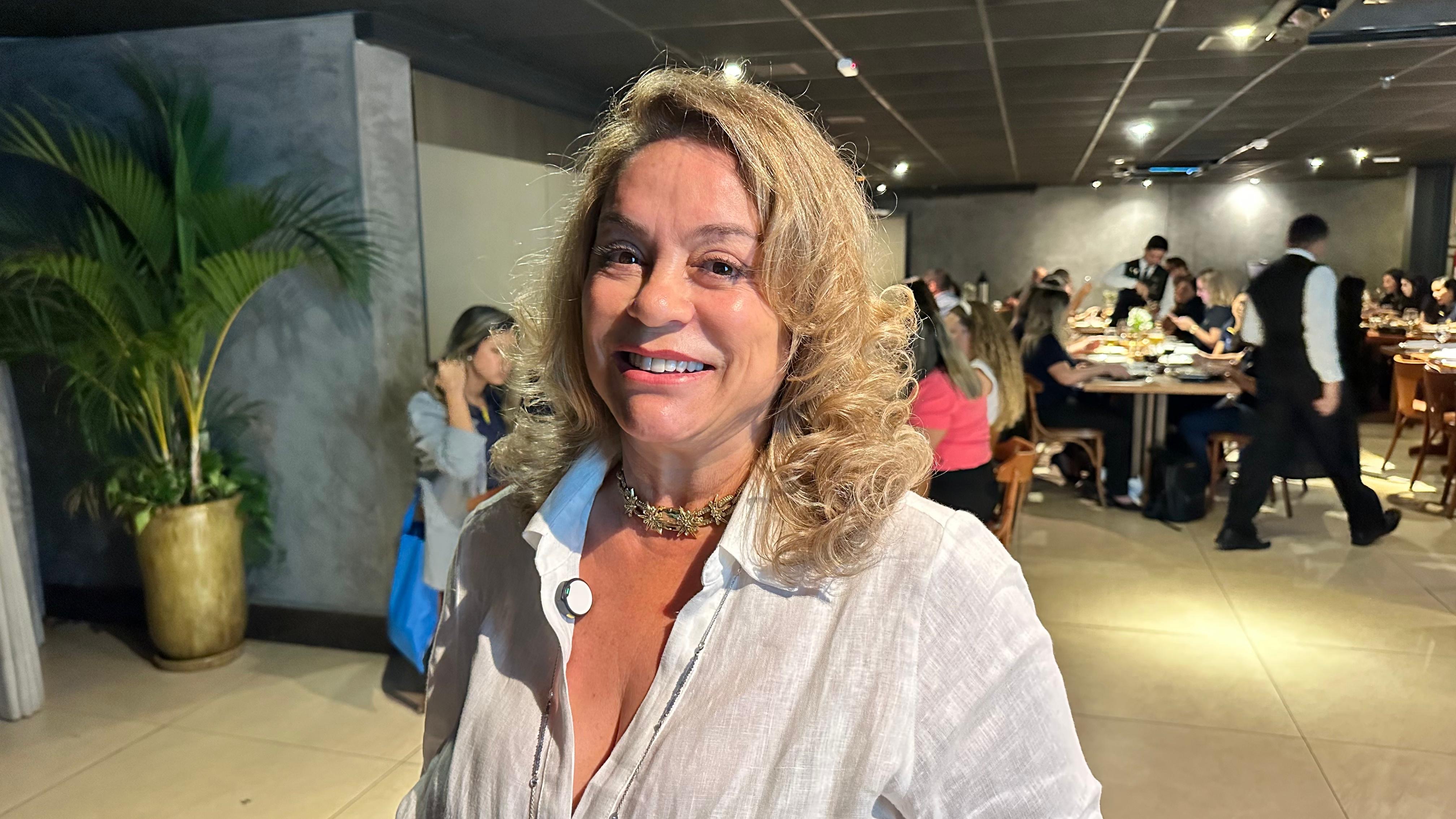 Eliana Martins, franqueada CVC Master Goiás: “Sergipe está de parabéns! Adoramos a apresentação” / Foto: Marcos Pako/Setur