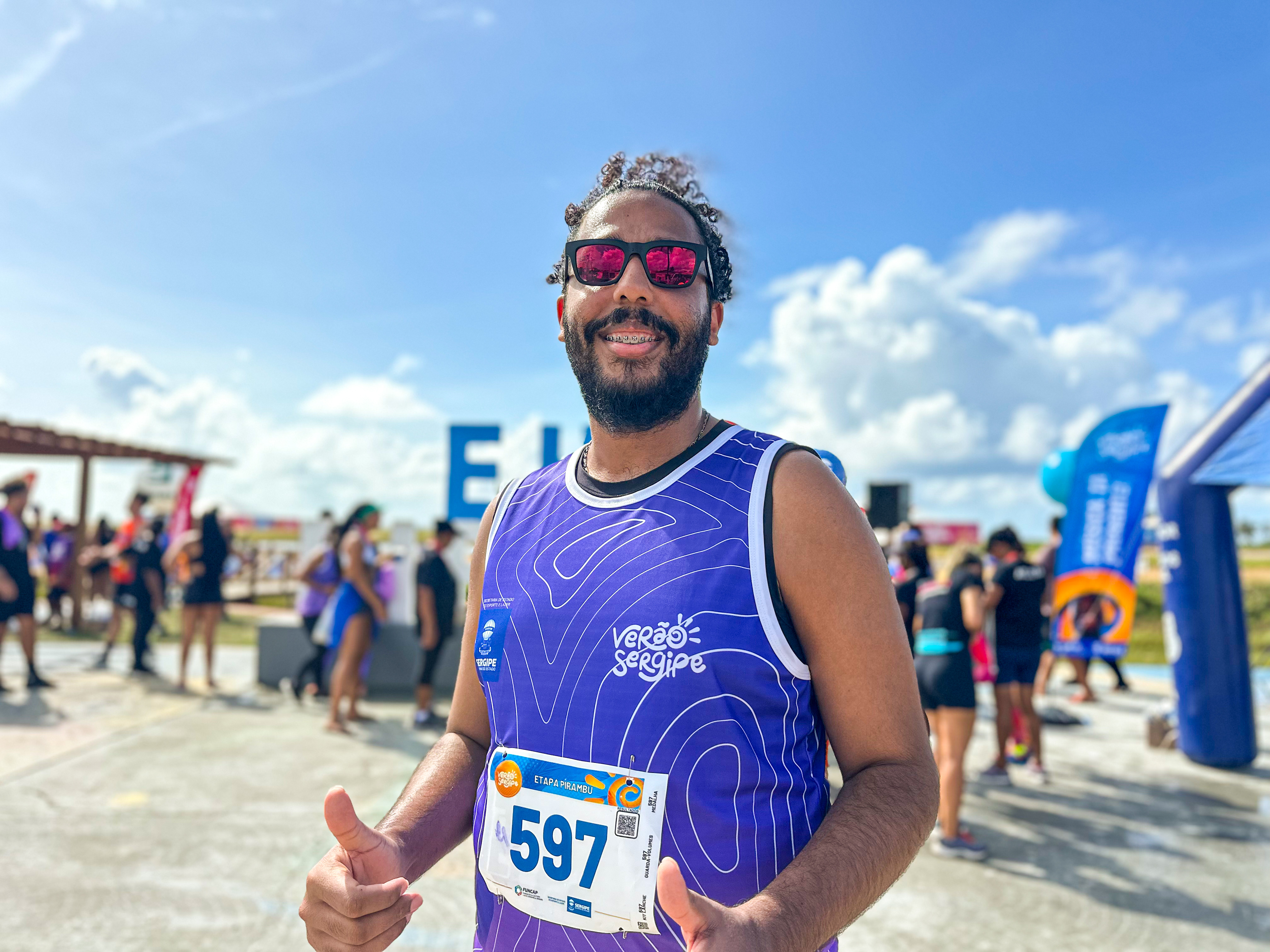 Wallace Matias marcou presença nas atividades // Foto Jhennifer Laruska