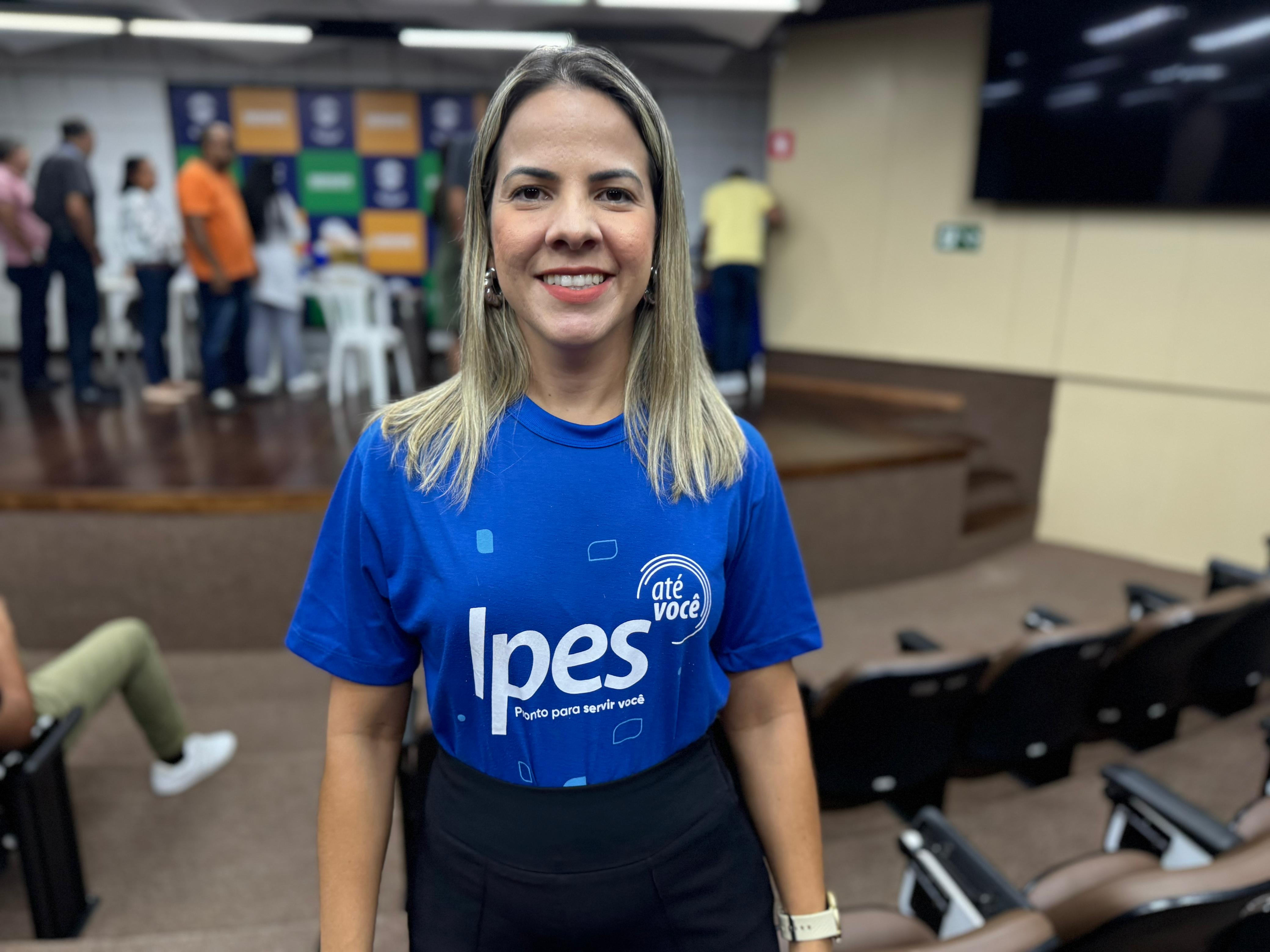 Gilvania Salmeron, oordenadora do pes ate Voce