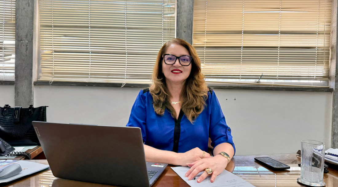 Para a diretora de Tecnologia da Emgetis, Kleyssie Pinheiro, iniciativas como o Conecta-SE são fundamentais para reduzir a desigualdade histórica no setor / Foto: Ascom Emgetis