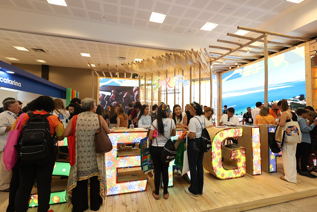 Estande de Sergipe foi superelogiado na Abav 2024 no Rio de Janeiro / Foto: Arquivo Setur