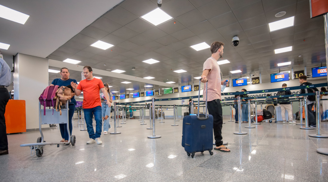No mês de janeiro, 135.646 passageiros embarcaram e desembarcaram no Aeroporto de Aracaju / Foto: Max Carlos/Setur