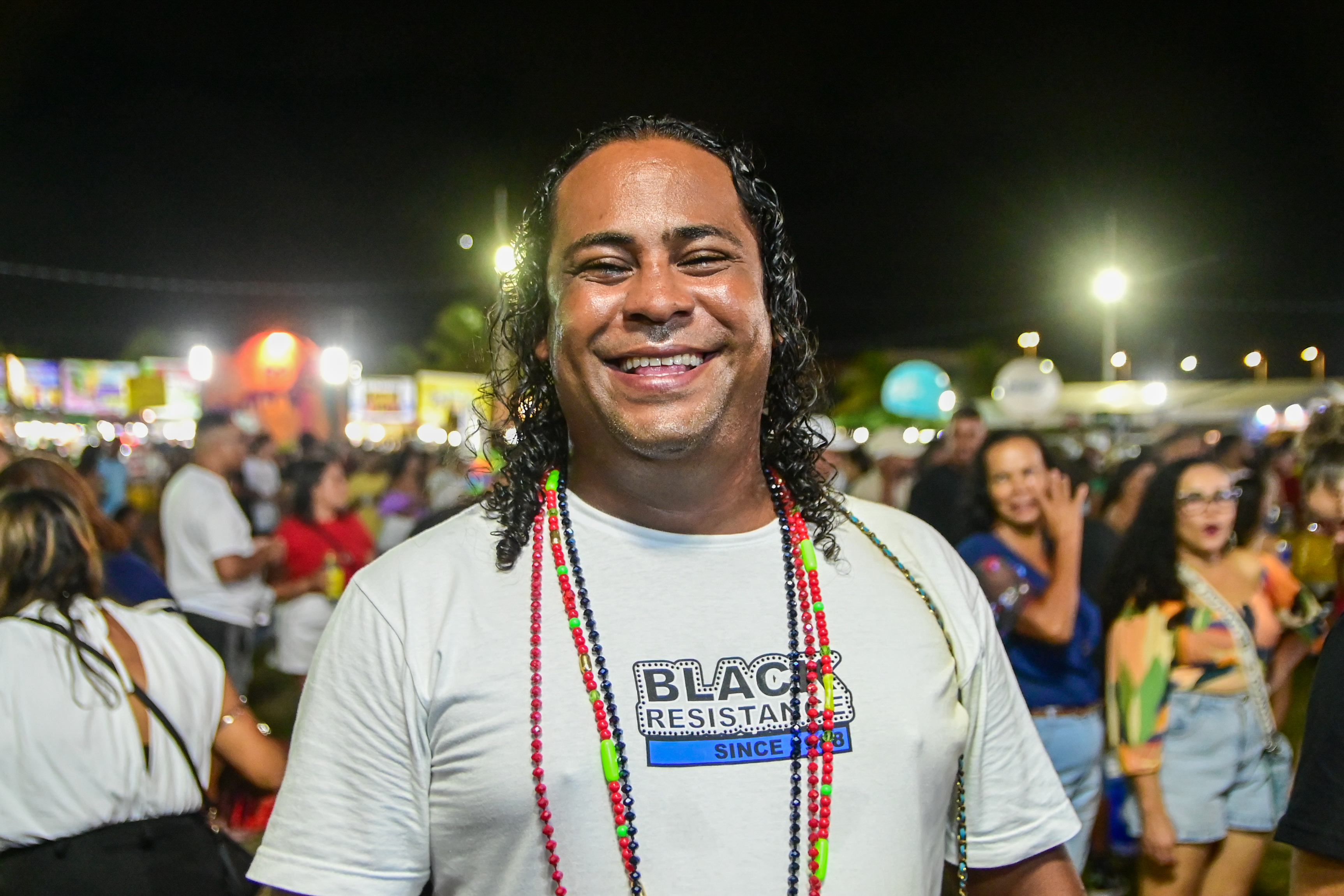 O autônomo Alexandro Oliveira não perdeu a chance de aproveitar o evento/ Foto: Erick O'Hara