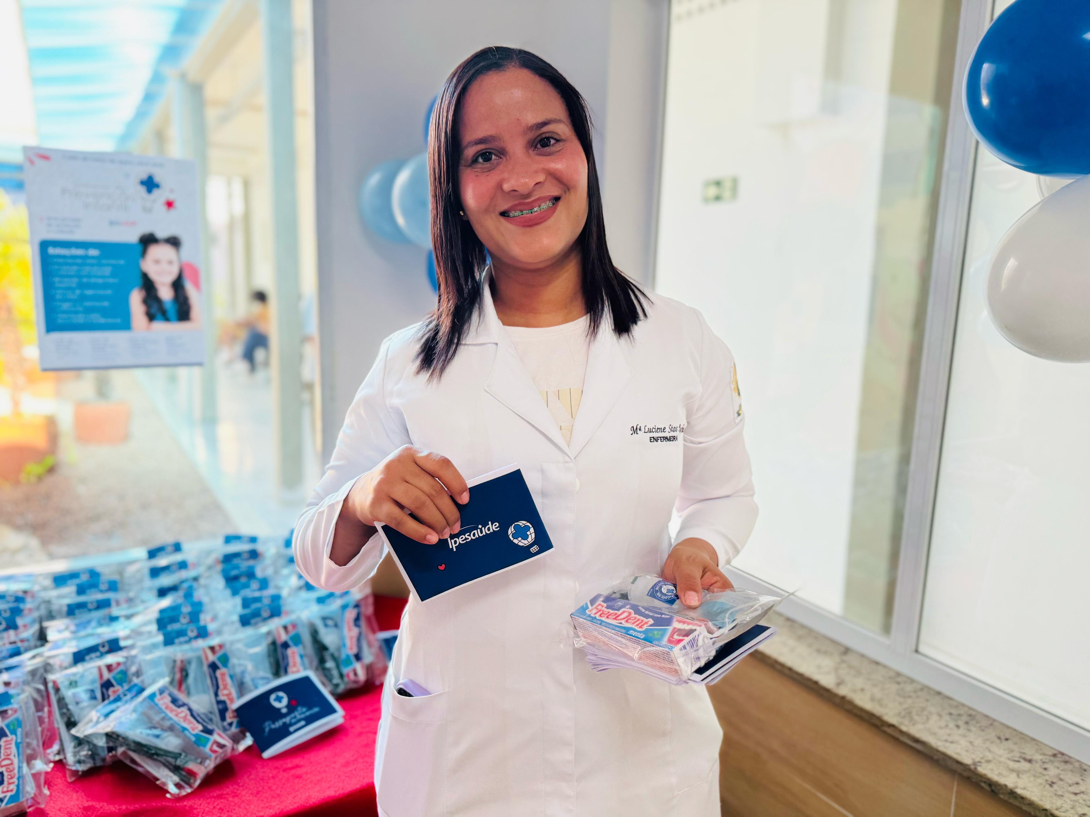 Luciene Rocha, enfermeira do Ipesaúde / Foto: Ascom Ipesaúde