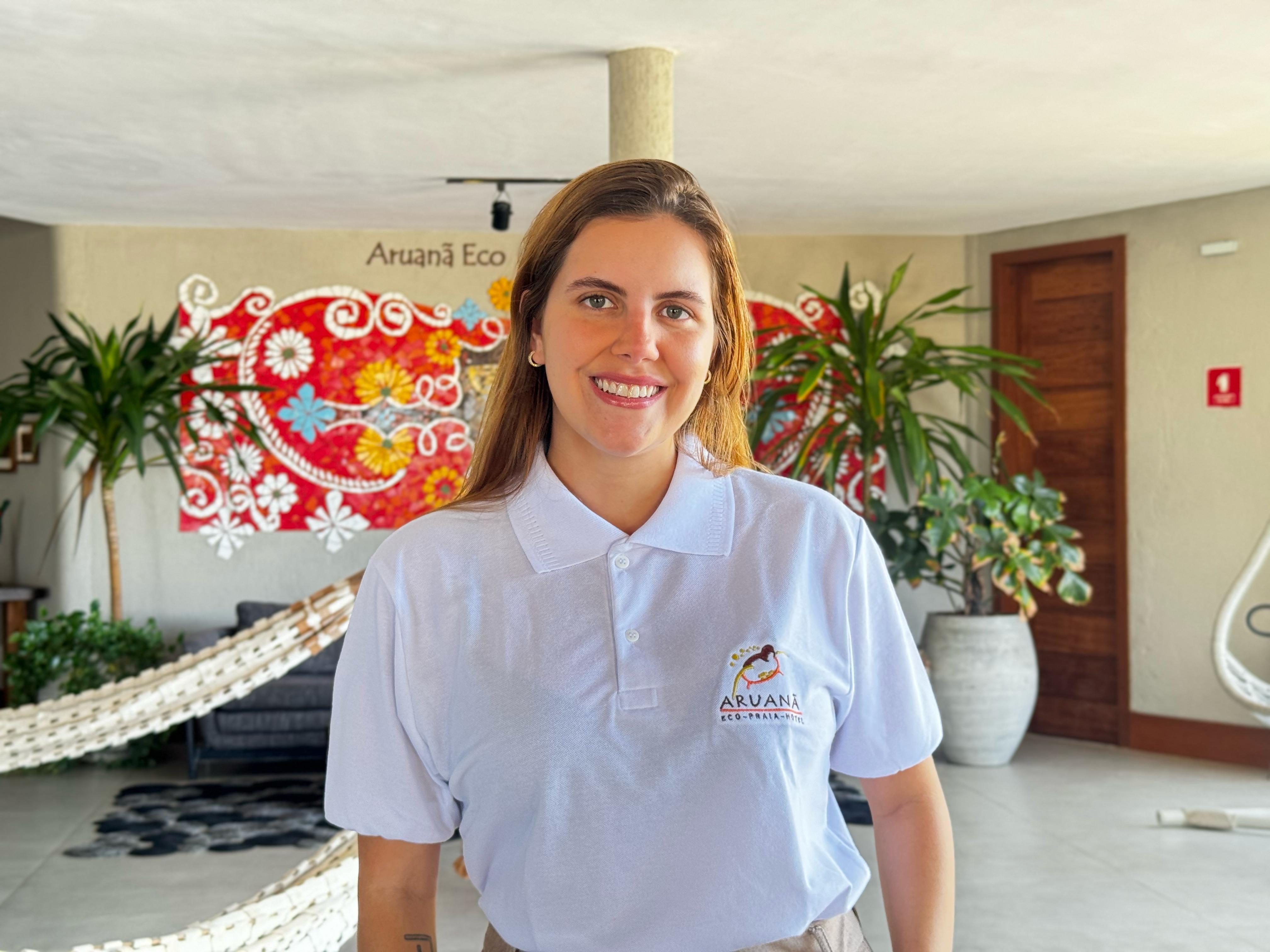 Bruna Libório, vice-diretora do Aruanã Eco Praia Hotel: Antes o ‘patinho feio’ dos destinos, agora, Sergipe está sendo descoberto pelas pessoas” / Foto: Pietro Lobo/Setur