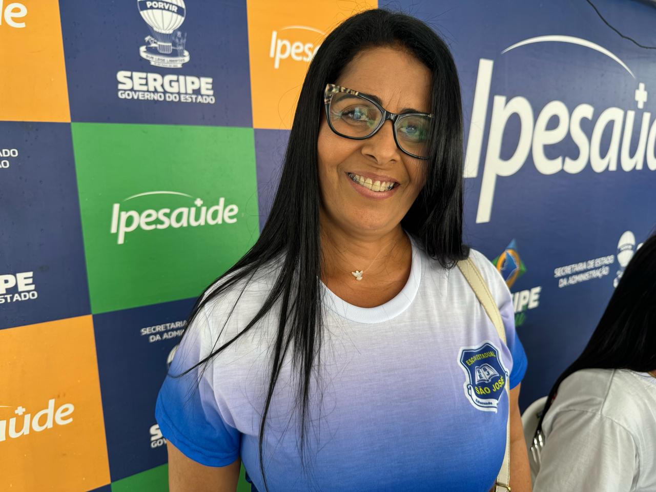 A servidora Maria Iranilde elogiou a iniciativa / Foto: Ascom Ipesaúde