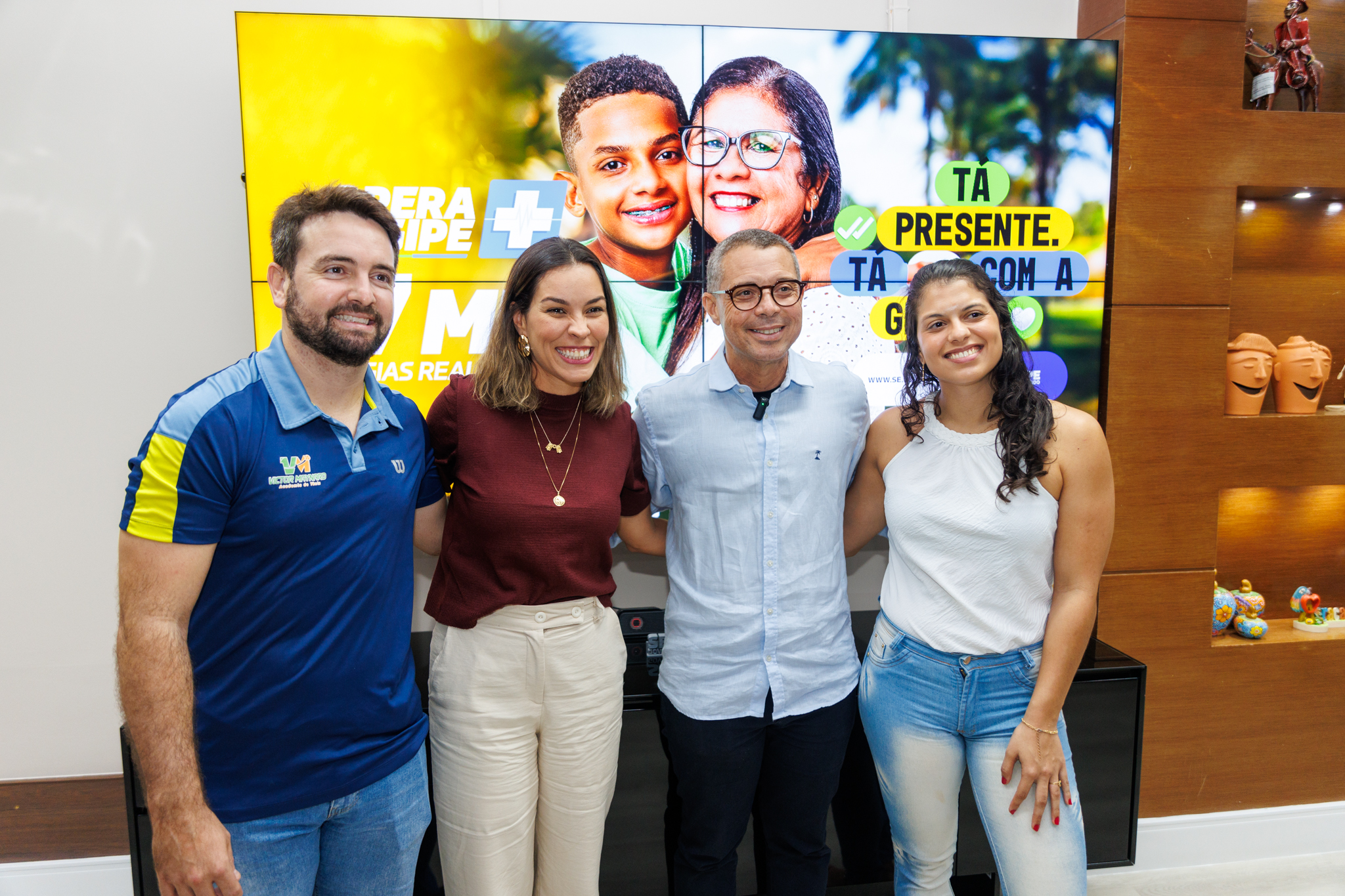 Victor Maynard, Mariana Dantas, Fábio Mitidieri e Sarah Marques/ Foto: Igor Matias