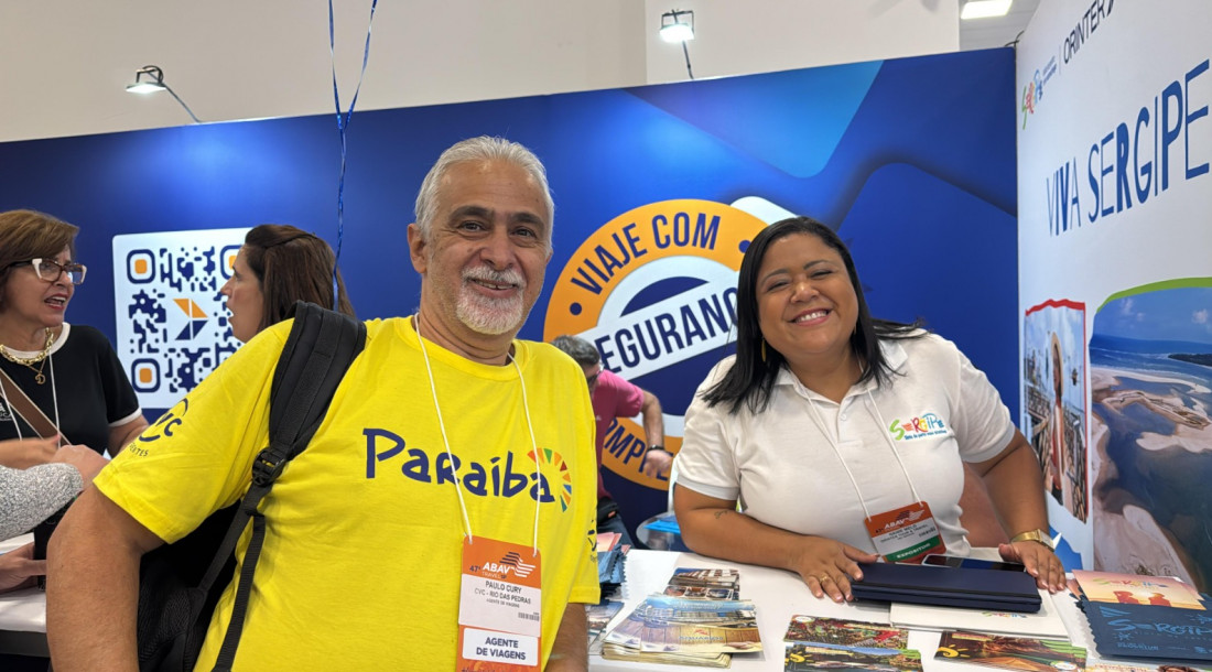 O agente de viagens Paulo Cury destaca a diversidade de atrativos turísticos de Sergipe / Foto: Eva Ramos/Setur