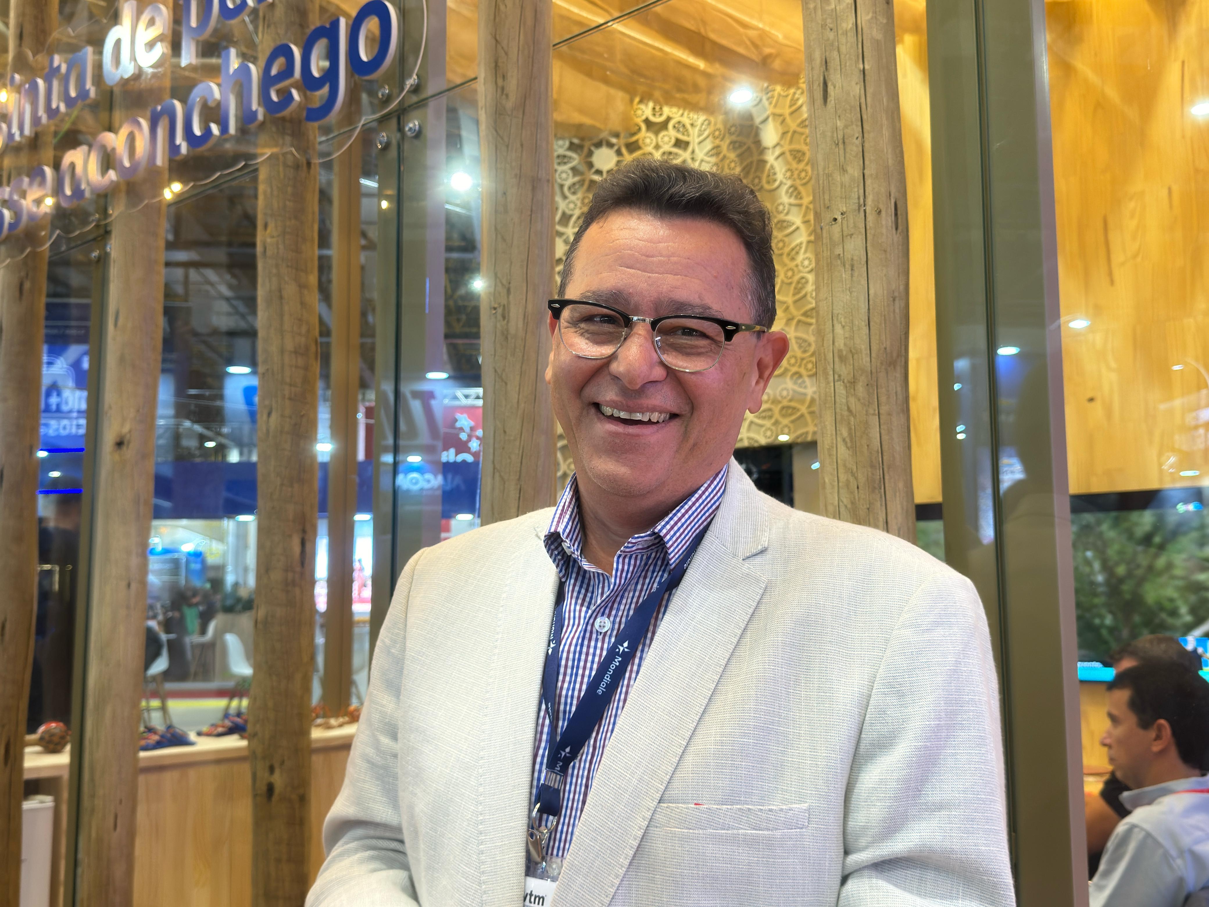 Edson Ruy, da Mondiale Operadora: “A reunião de hoje foi para consolidar as datas dos roadshows, eventos voltados aos profissionais” / Foto: Pietro Lobo/Setur
