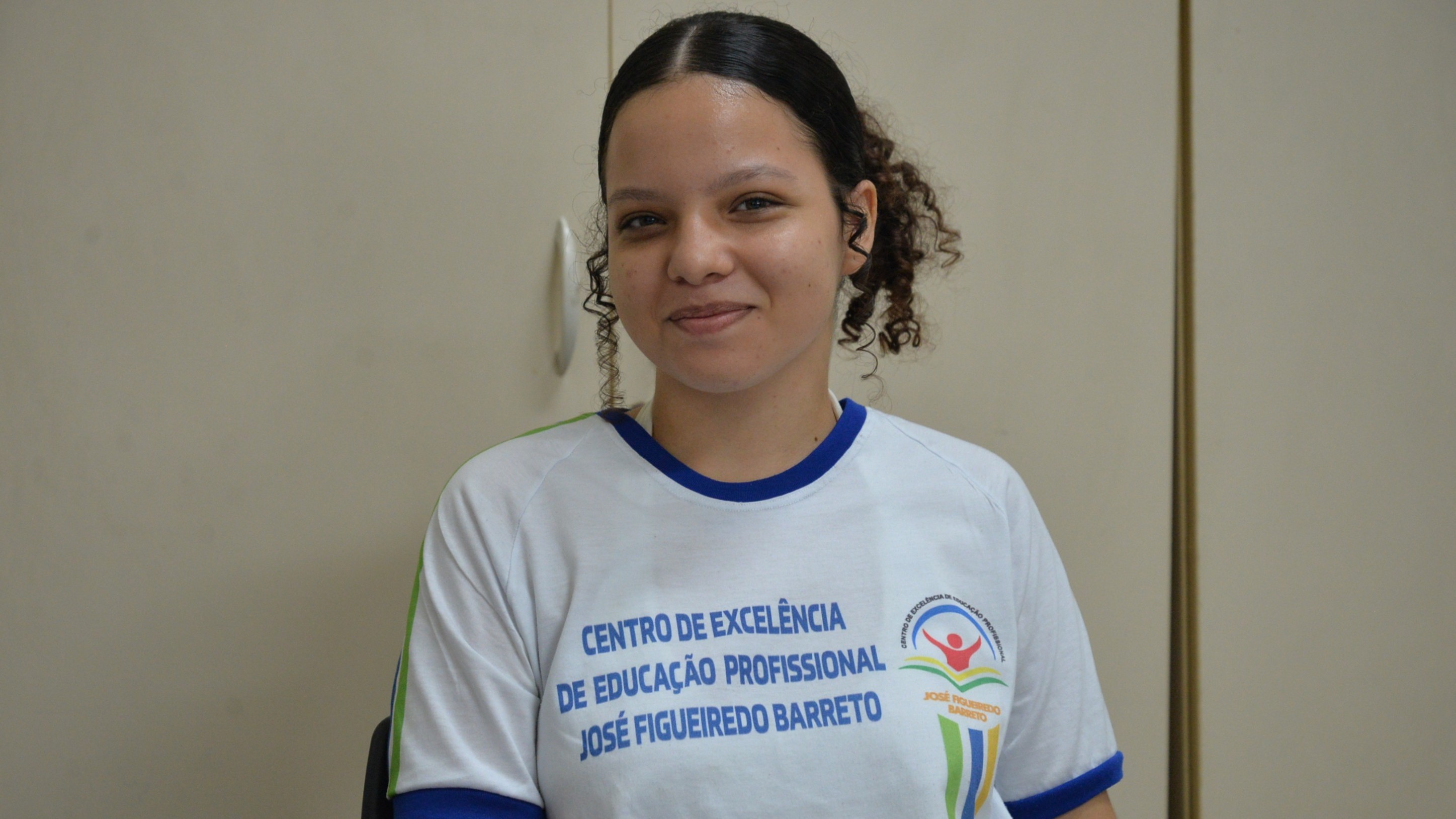 Yohana Thiffany vê o curso de Redes como uma oportunidade de inserção no mercado de trabalho