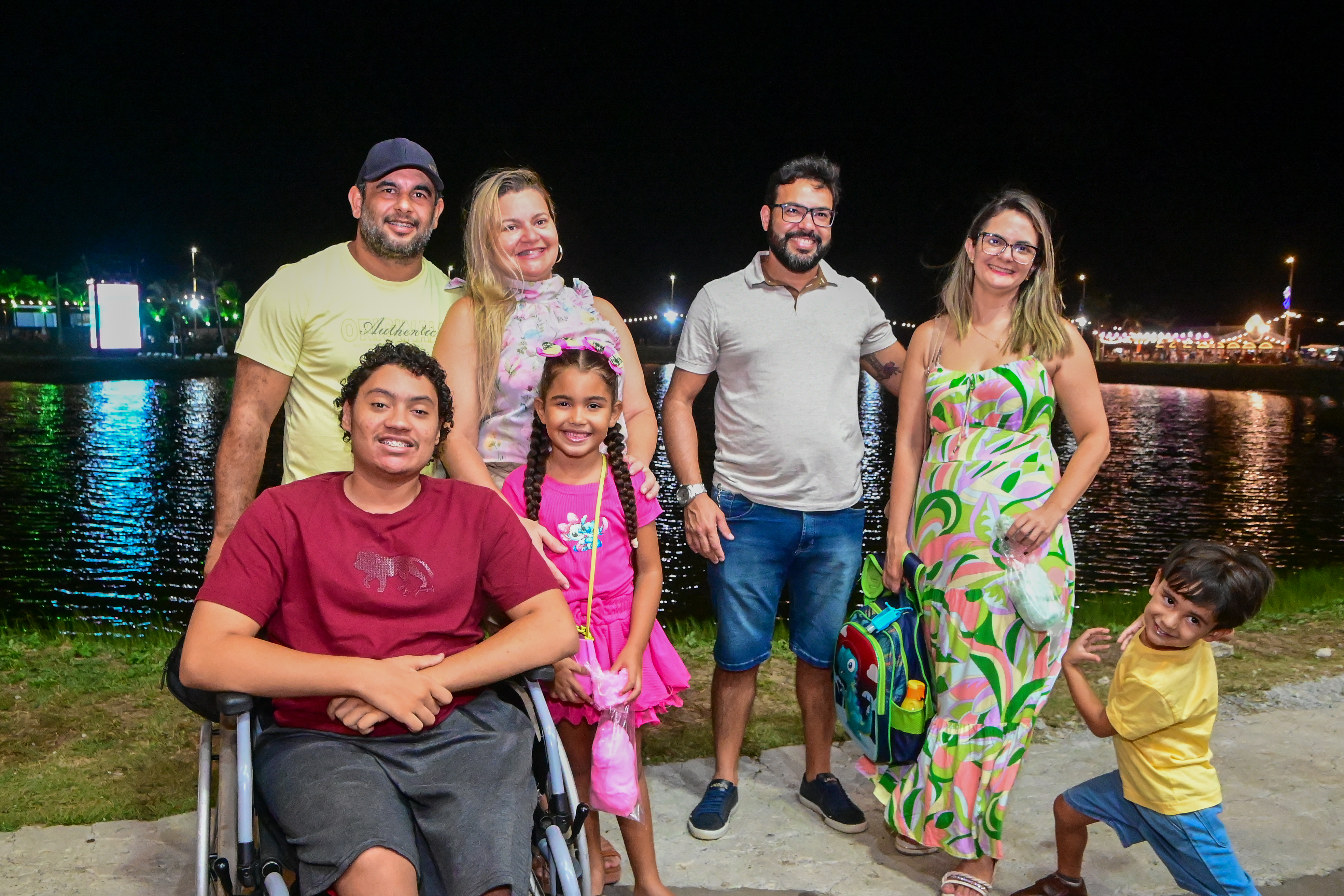 João Leal, Agnaldo, William, Patrícia, Pérola, Mariana e João Vicente / Fotos: Erick O'Hara