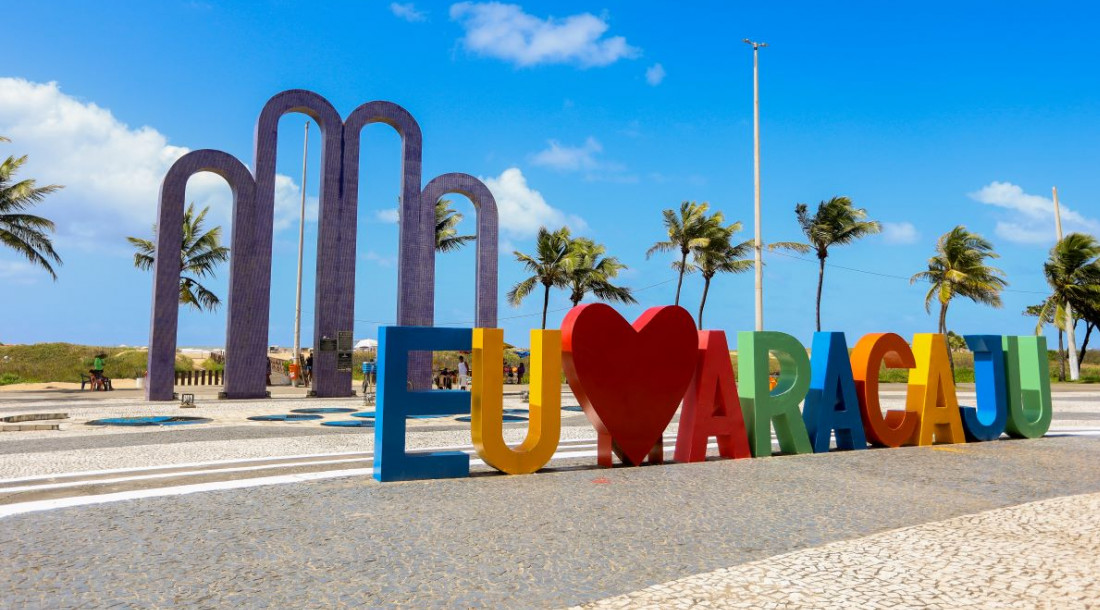 Orla da Atalaia, um dos pontos turísticos de Aracaju, porta de entrada de Sergipe, é apresentada pelos agentes de viagens / Foto: Max Carlos/Setur