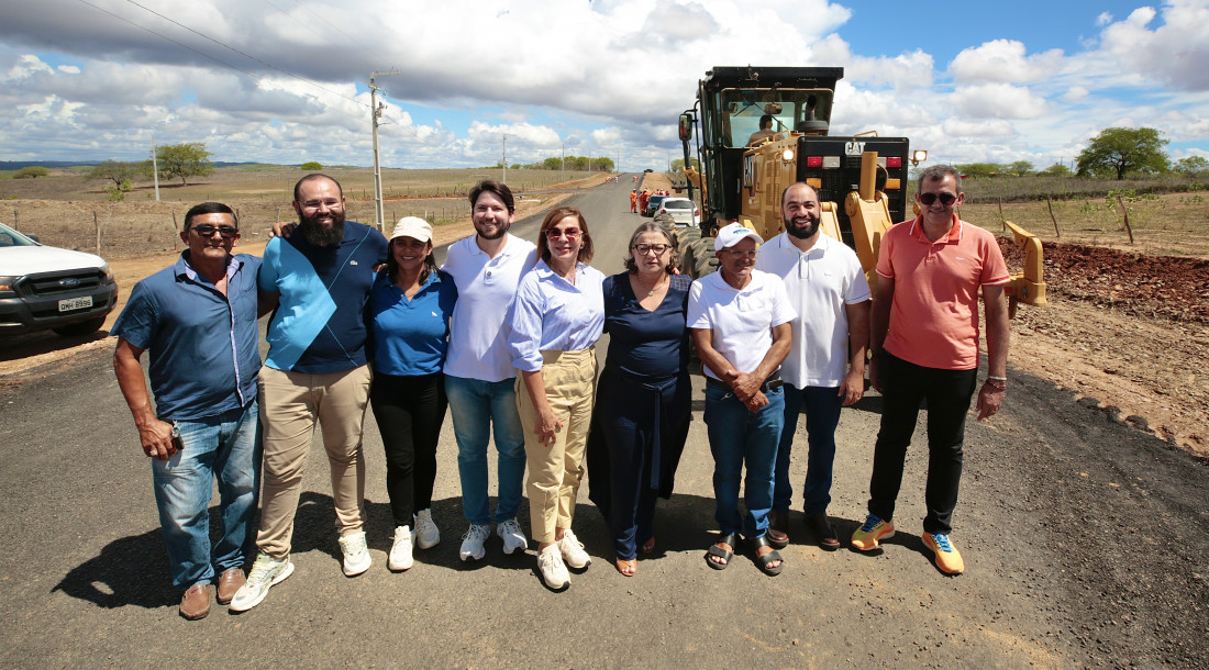 Visita às obras da Rodovia SE-175. Foto: Reinaldo Moura