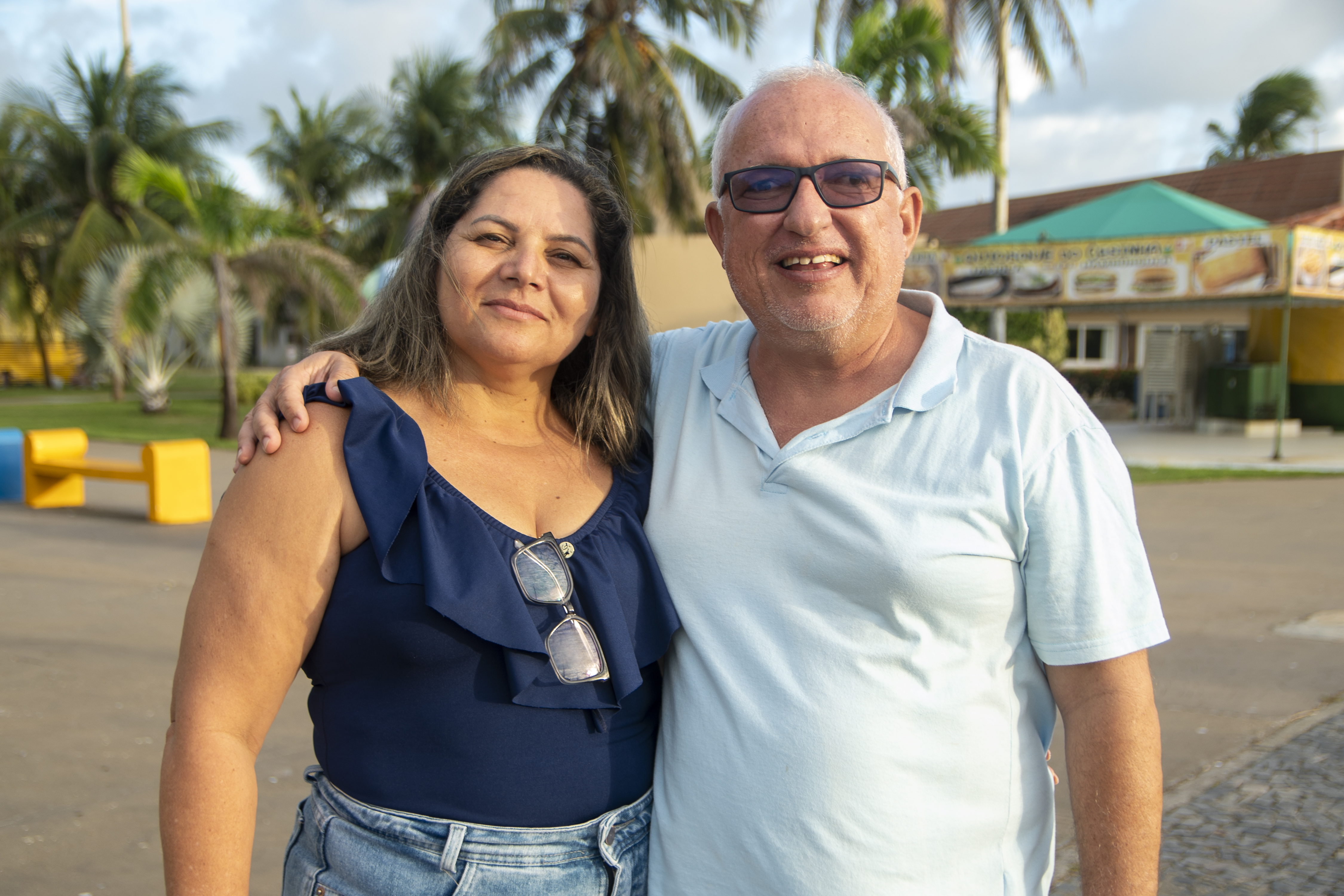 Leila Patrícia e Valquer Rabelo/Foto: Erick O'Hara