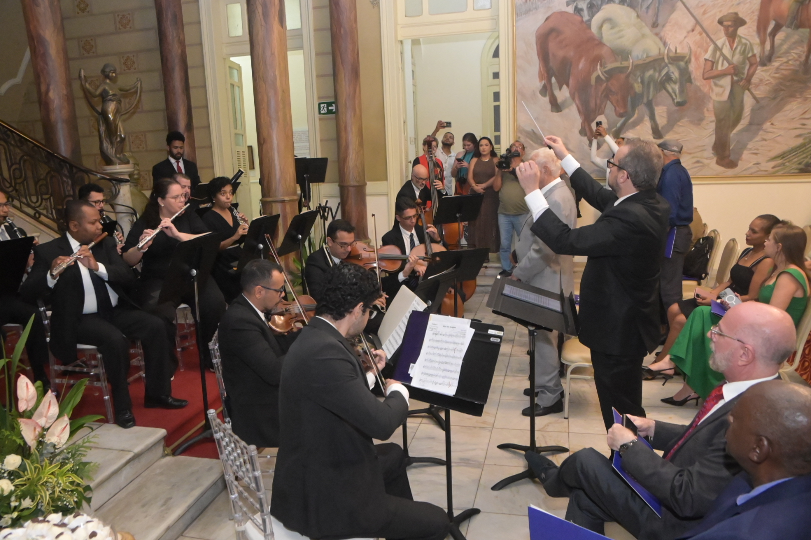 Programação da solenidade incluiu apresentação da Orquestra Sinfônica de Sergipe (Orsse). | Fotos: Erick O'Hara