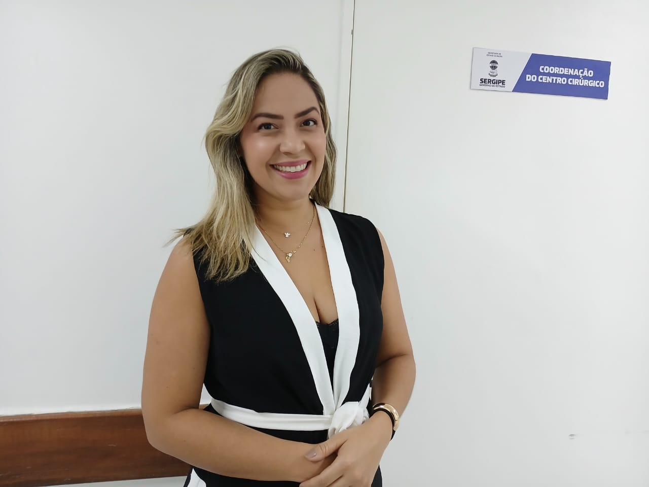 Camila Sales, coordenadora do Centro Cirúrgico / Foto: Ascom SES