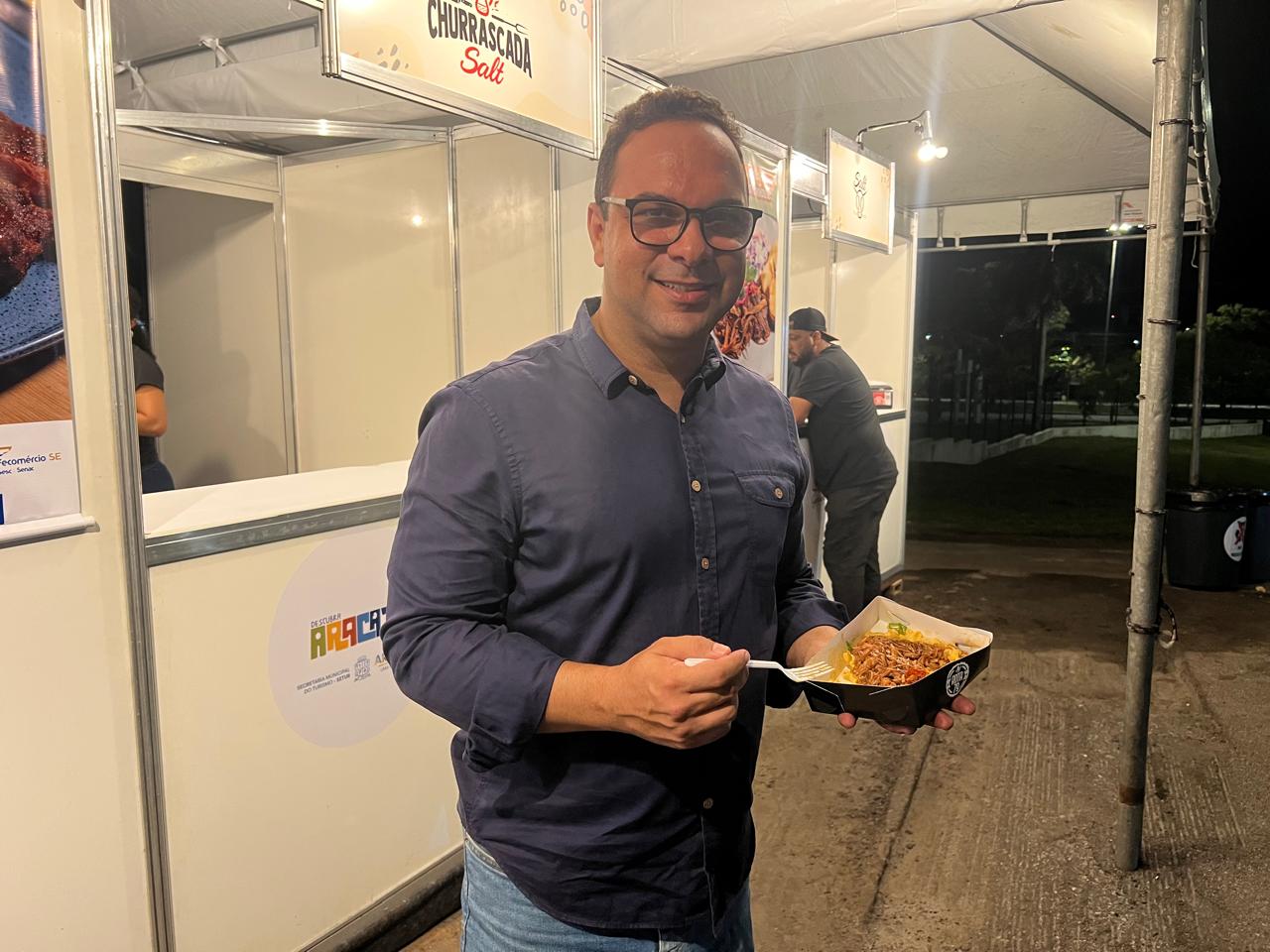Presidente da Abrasel/SE, Bruno Dórea, destaca que o Brasil Sabor é uma celebração de sabores / Foto: Autimira Menezes/Setur