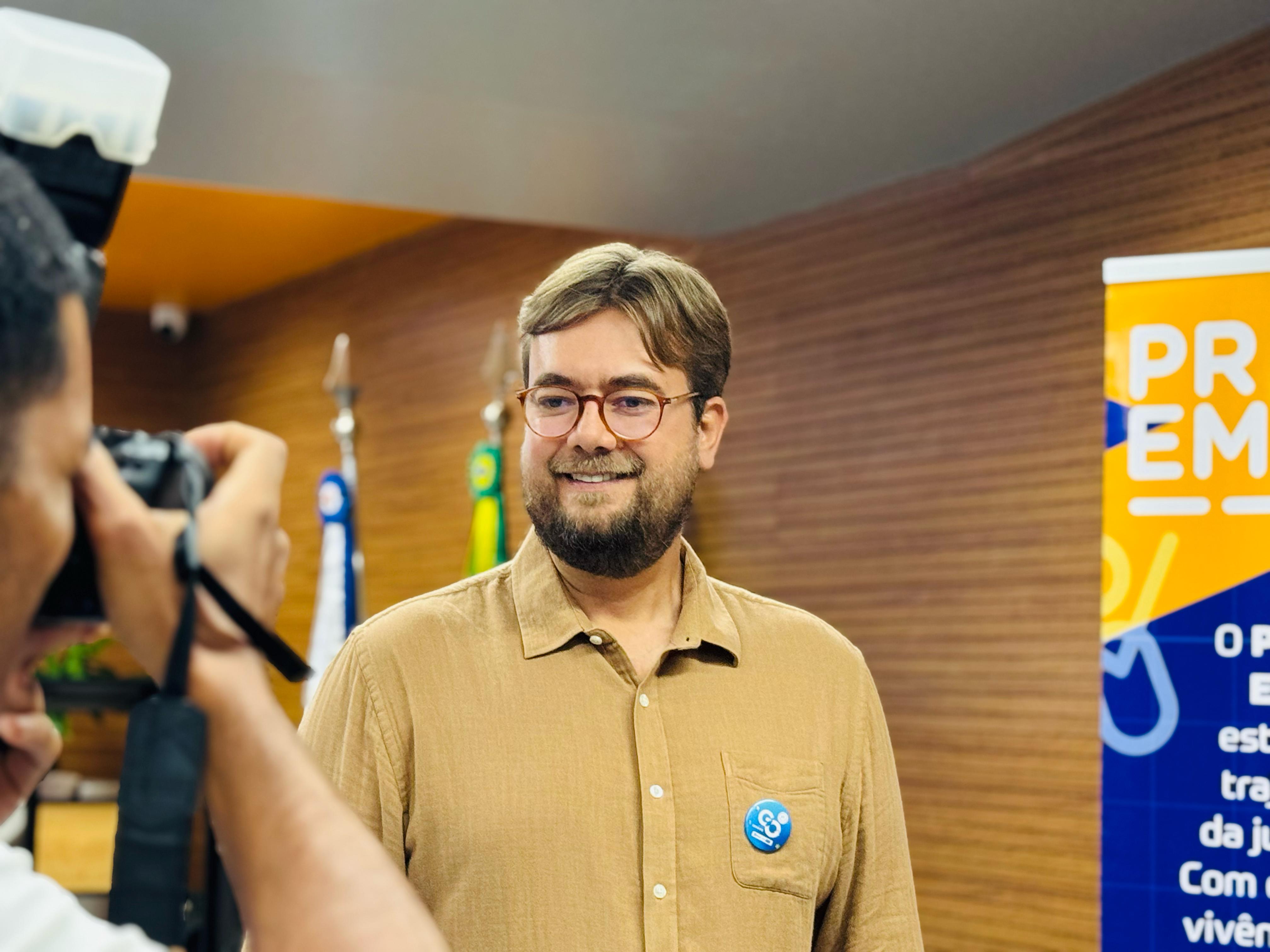Secretário de Estado do Trabalho, Jorge Teles. | Foto: Ascom/Seteem
