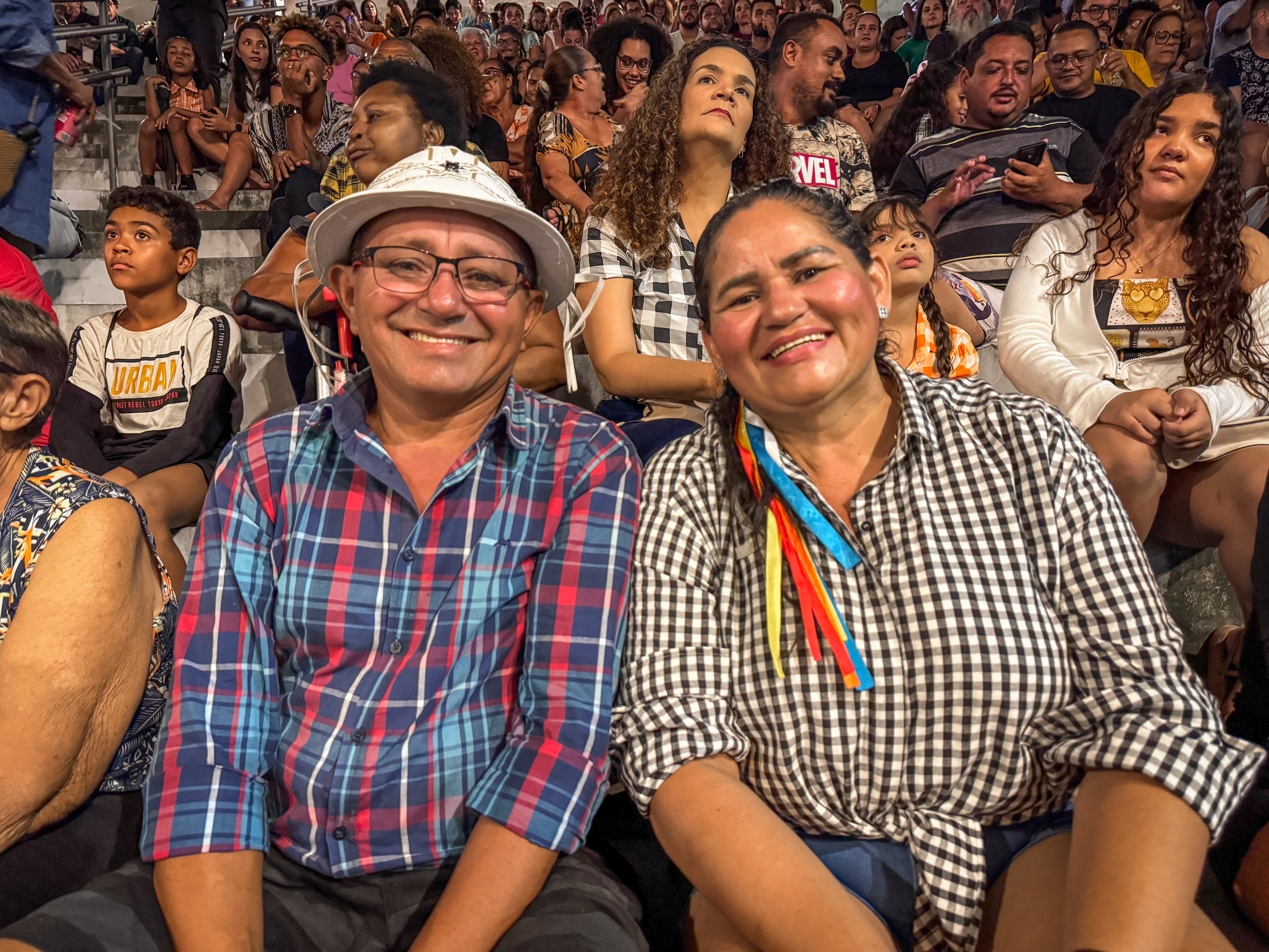 Casal Juracir Cardoso de Souza e Marleide dos Santos. | Fotos: Marco Ferro/Funcap