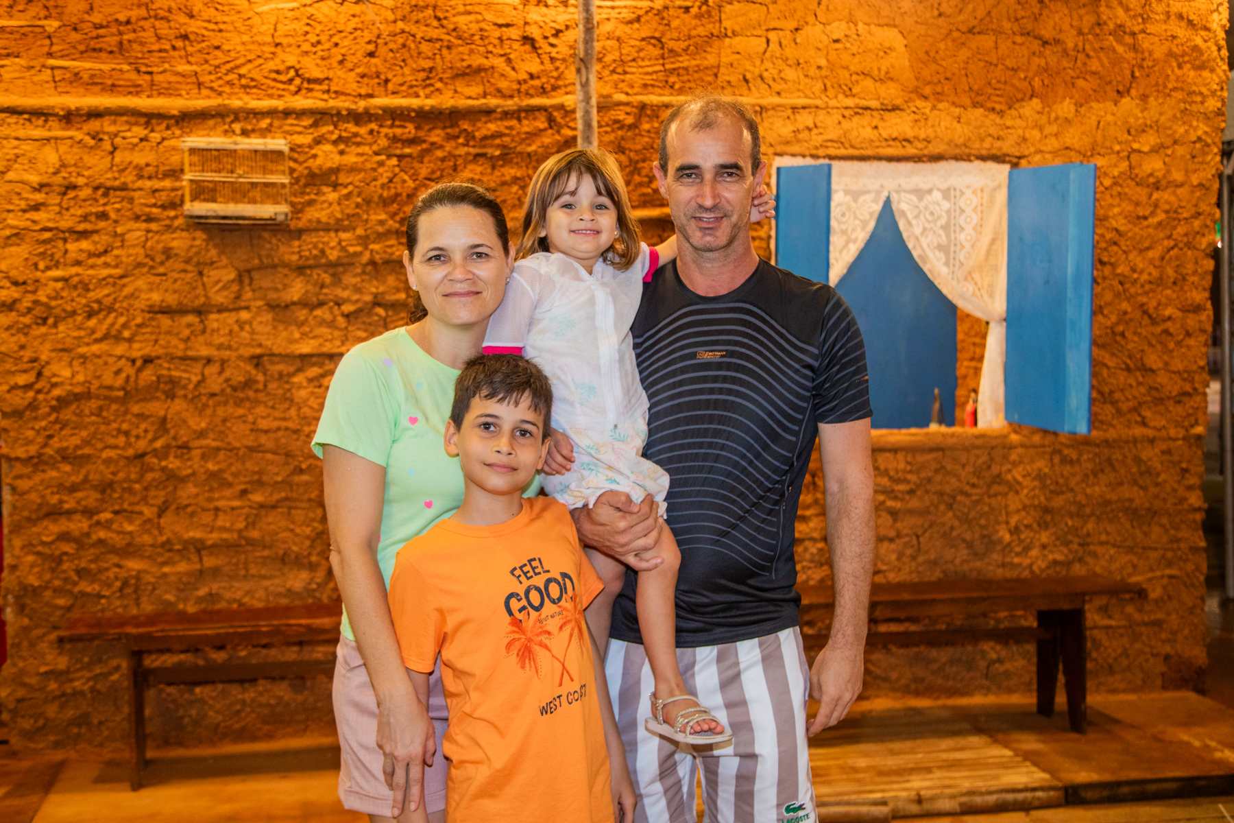 Luciana Andrade e família / Foto: Diego Souza