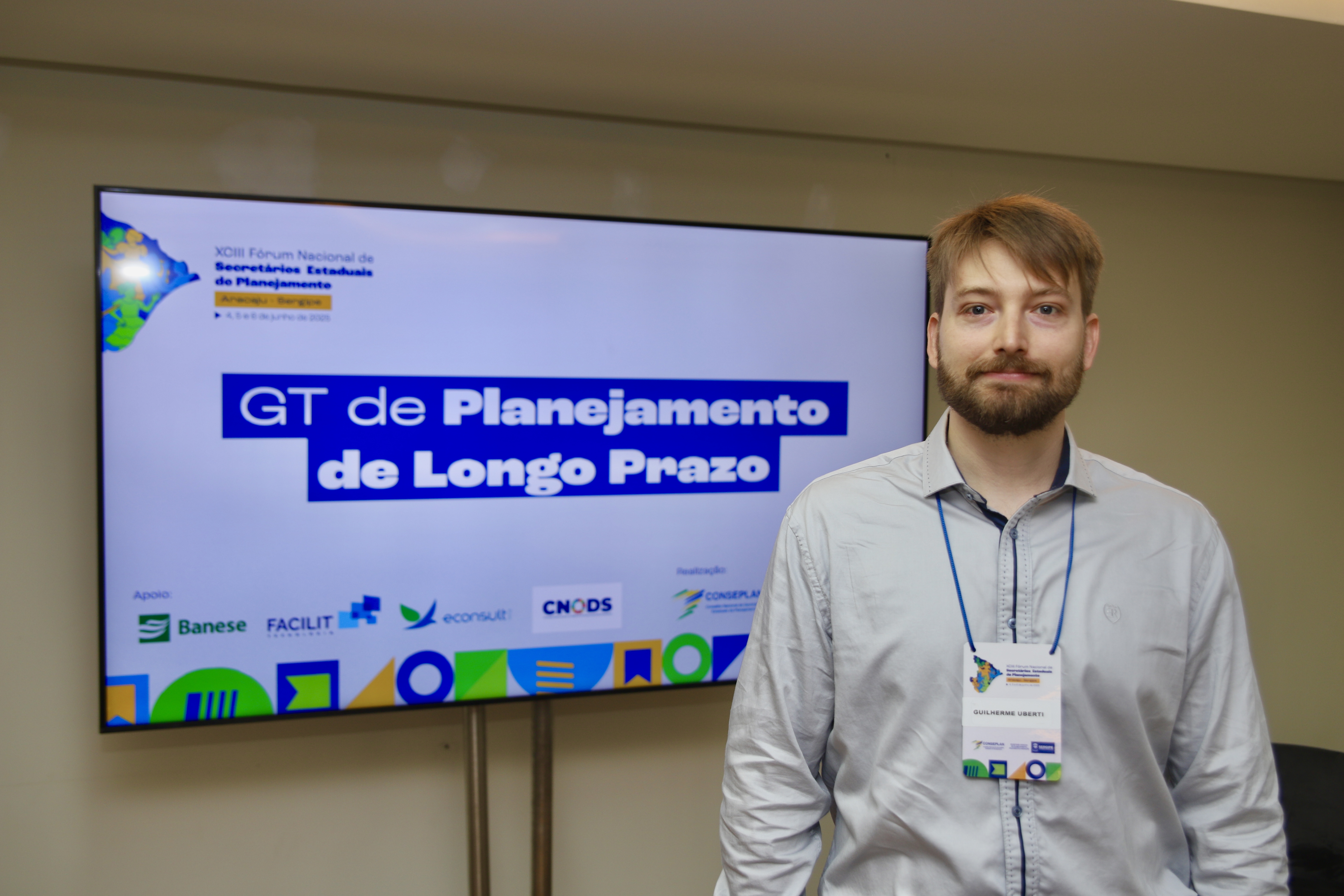 Guilherme Uberti, gestor governamental da Seplan e integrante do GT de Planejamento de Longo Prazo / Foto: Robert Silva/Seplan