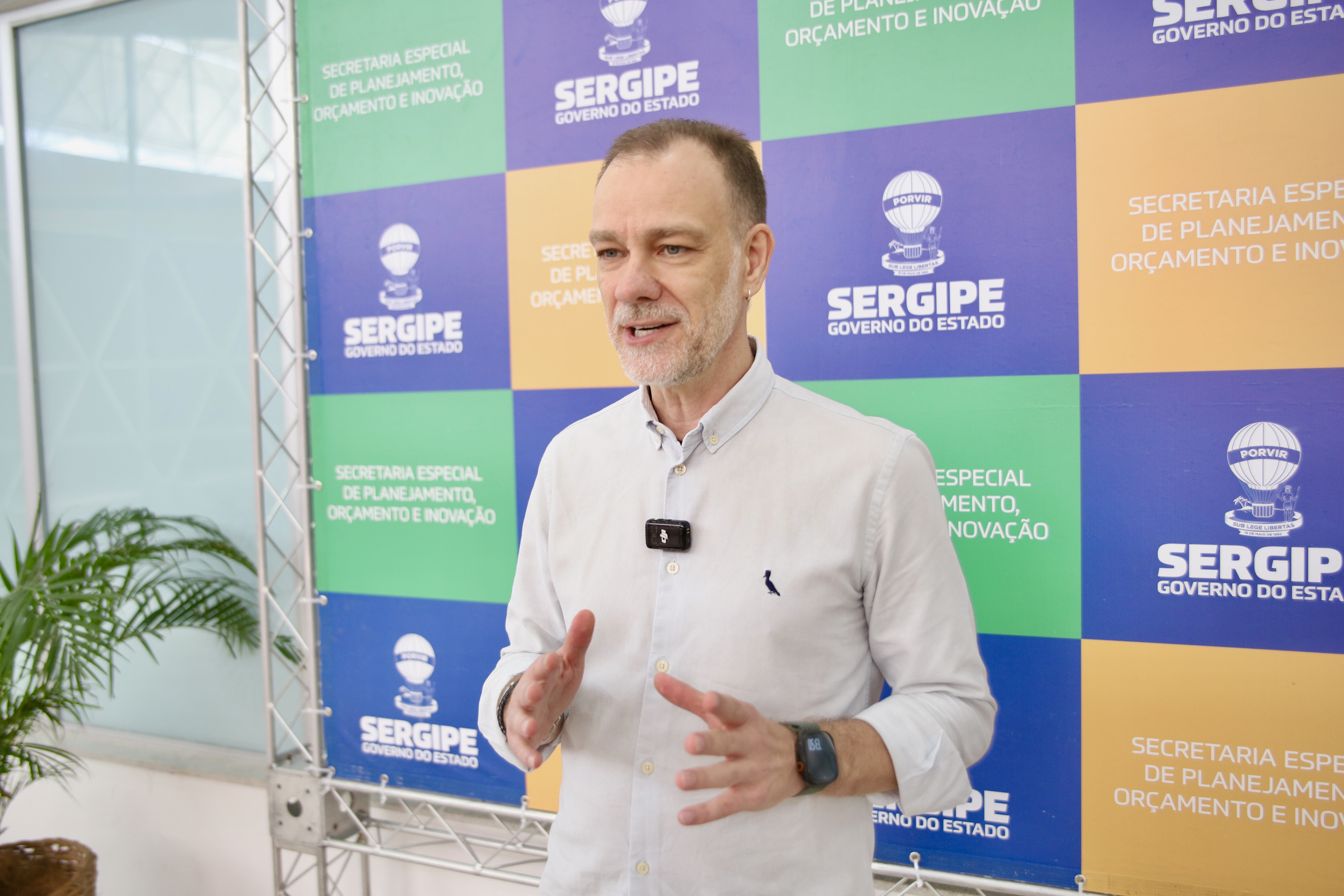 Julio Filgueira, secretário de Planejamento, Orçamento e Inovação de Sergipe / Foto: Robert Silva/Seplan