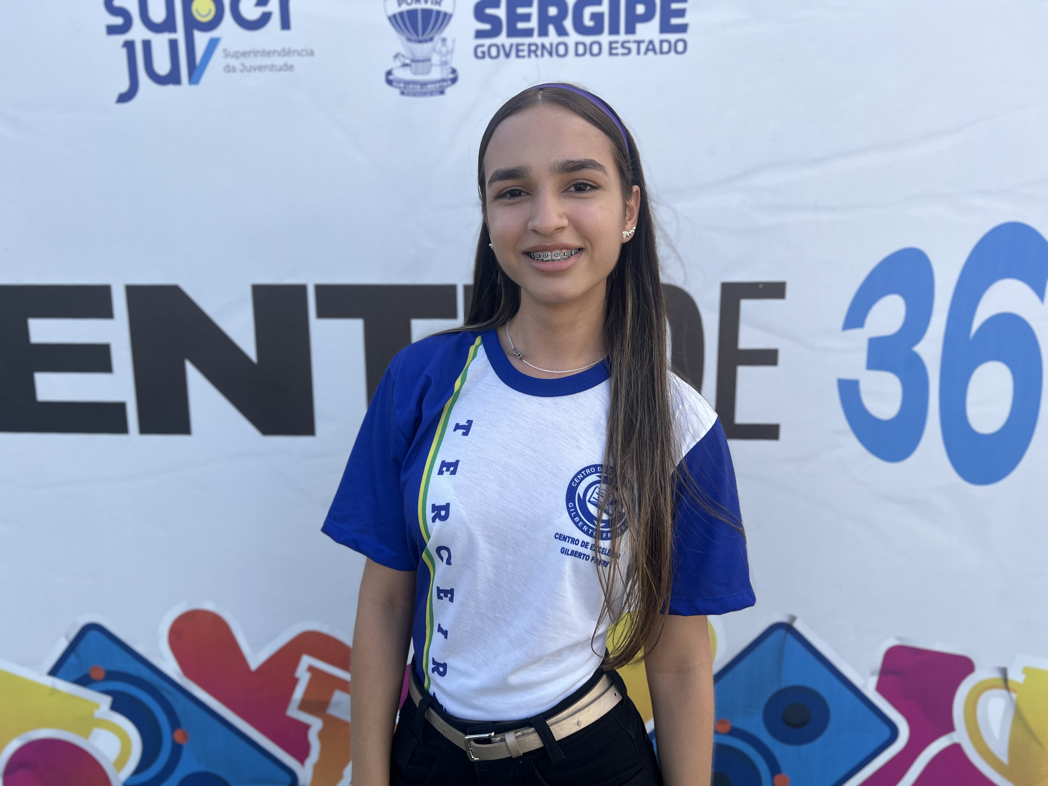 Estudante do terceiro ano do ensino médio, Ester Alonso / Foto: Ascom/Casa Civil