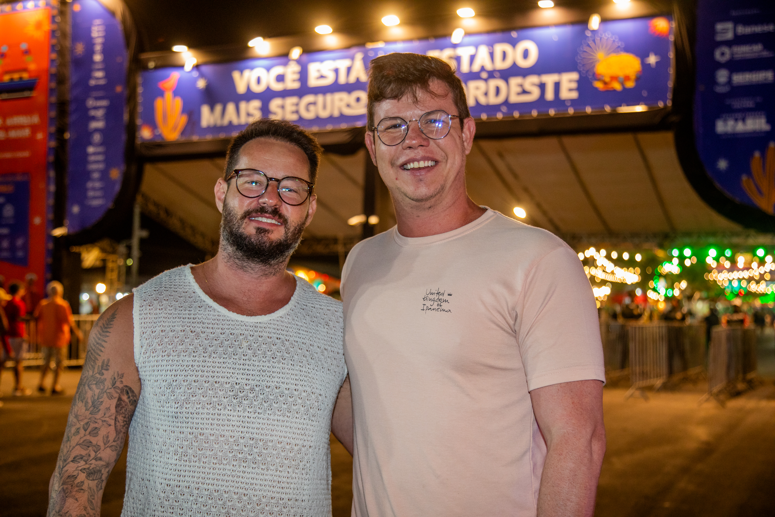 Casal Fernando e Felipe Fiorotti / Foto: Diego Souza