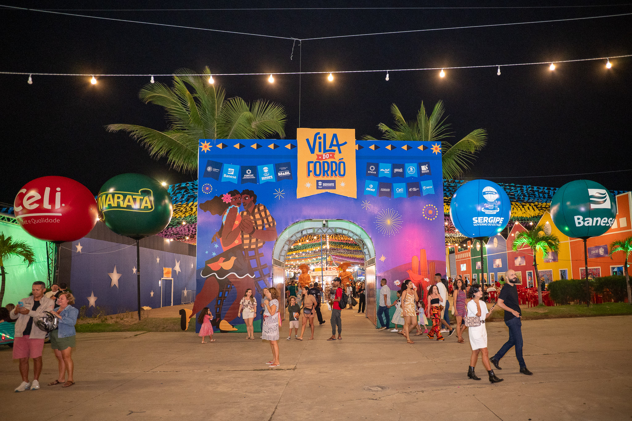 Vila do Forró é um mundo de sergipanidade a celebrar os festejos juninos à beira-mar / Foto: Thiago Santos/Secom