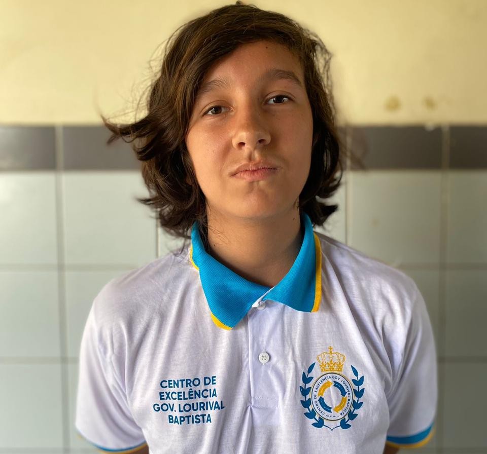 Estudante Antônio Everton / Foto: Ascom/Seed