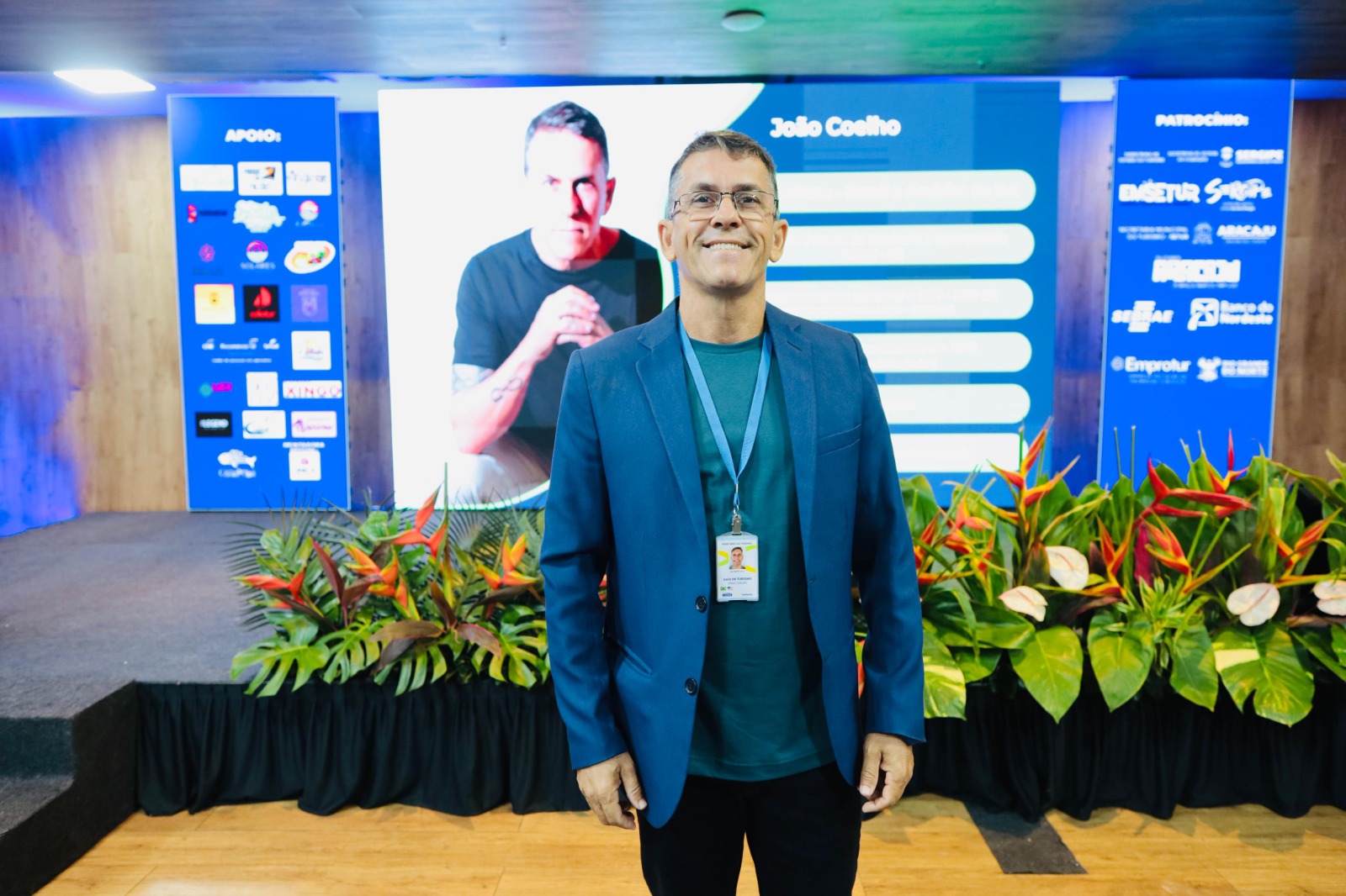 O guia de turismo João Coelho palestrou sobre o tema “Minutos que contam; passos que salvam vidas”, com dicas sobre primeiros-socorros / Foto: Max Carlos/Setur