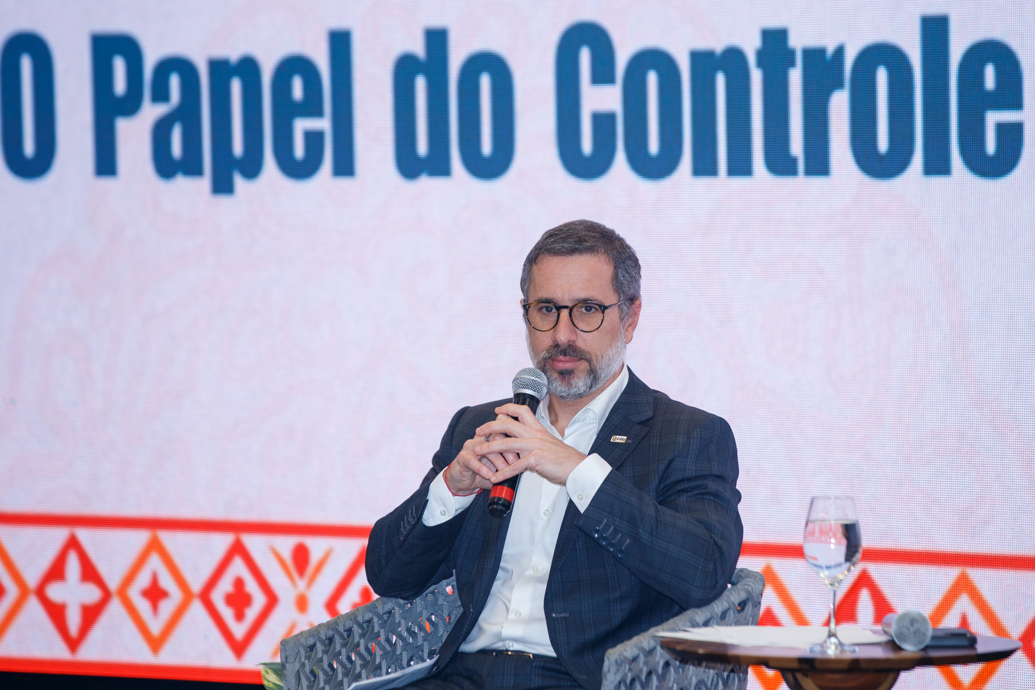 Nesta quinta-feira, a programação contou com palestra do ministro da Controladoria-Geral da União (CGU), Vinicius Marques de Carvalho