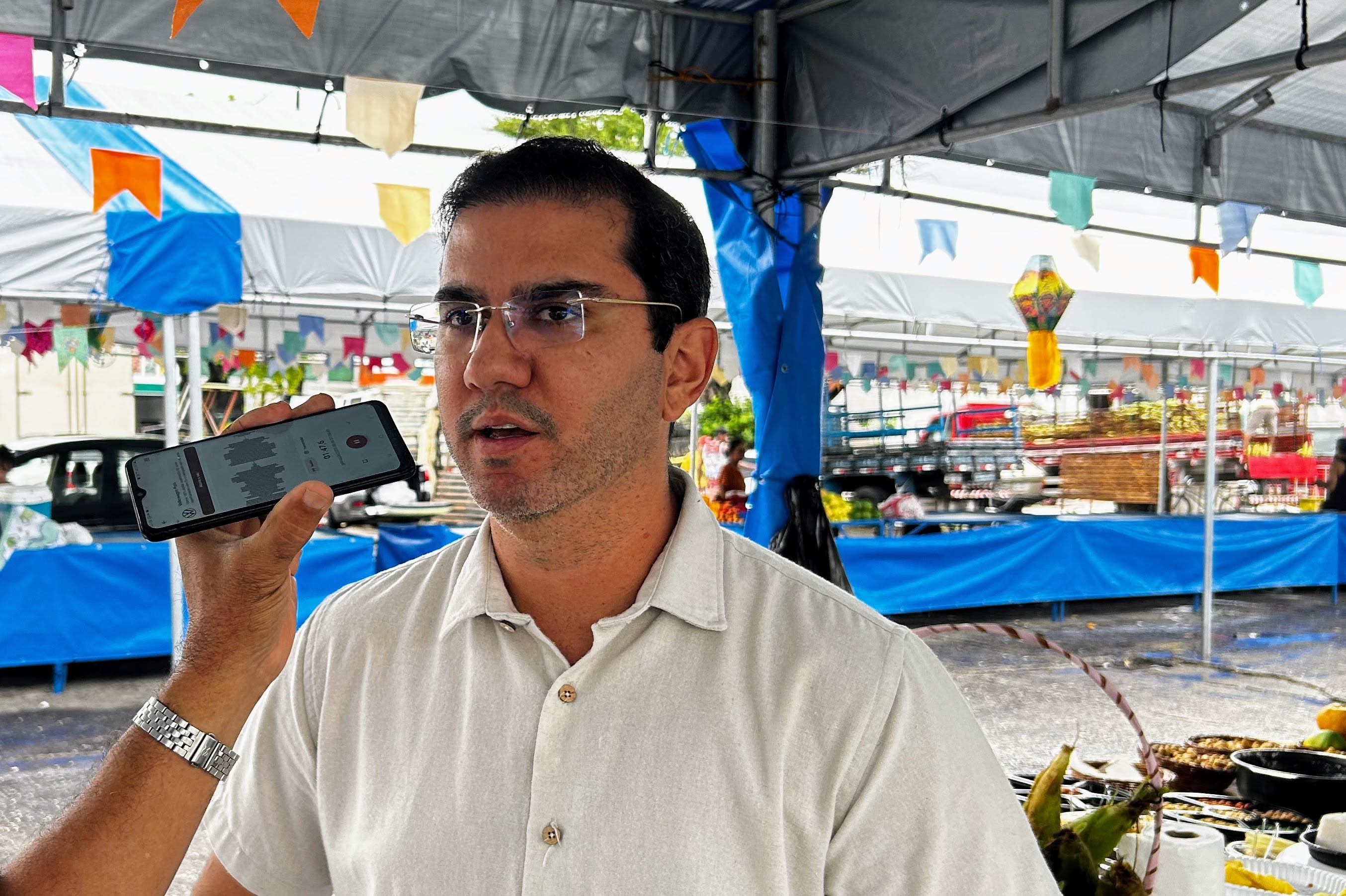 Diretor de infraestrutura Hídrica da Coderse, Ernan Sena / Foto: Fernando Augusto