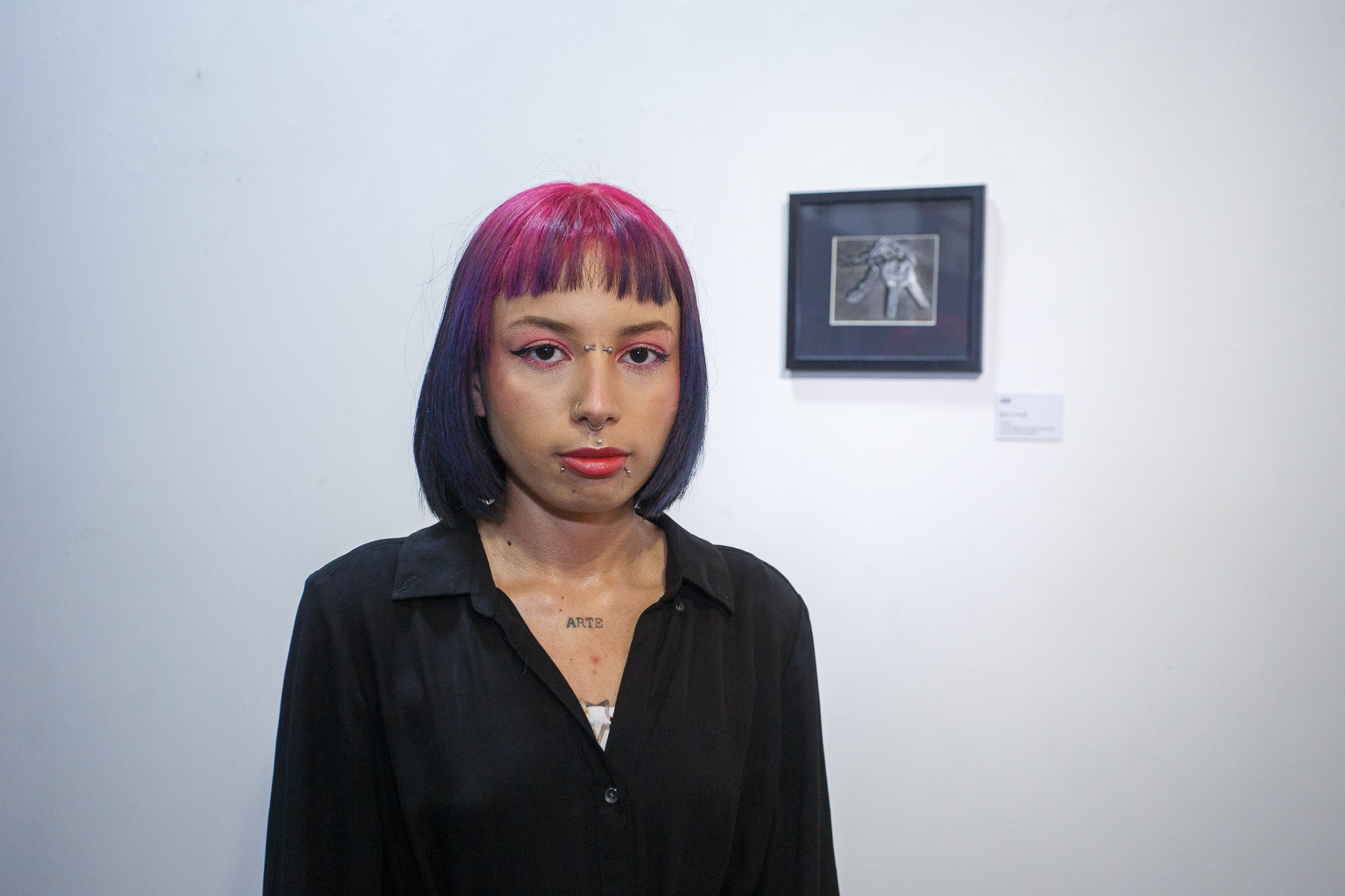 Artista e estudante de artes visuais Beatriz Santos da Silva / Foto: Igor Matias