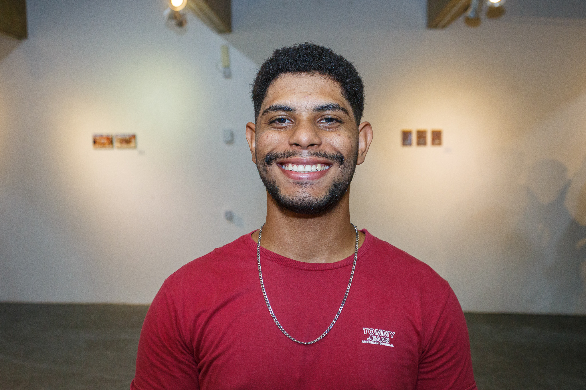 Estudante de artes visuais Igor Moacir Santos de Souza / Foto: Igor Matias