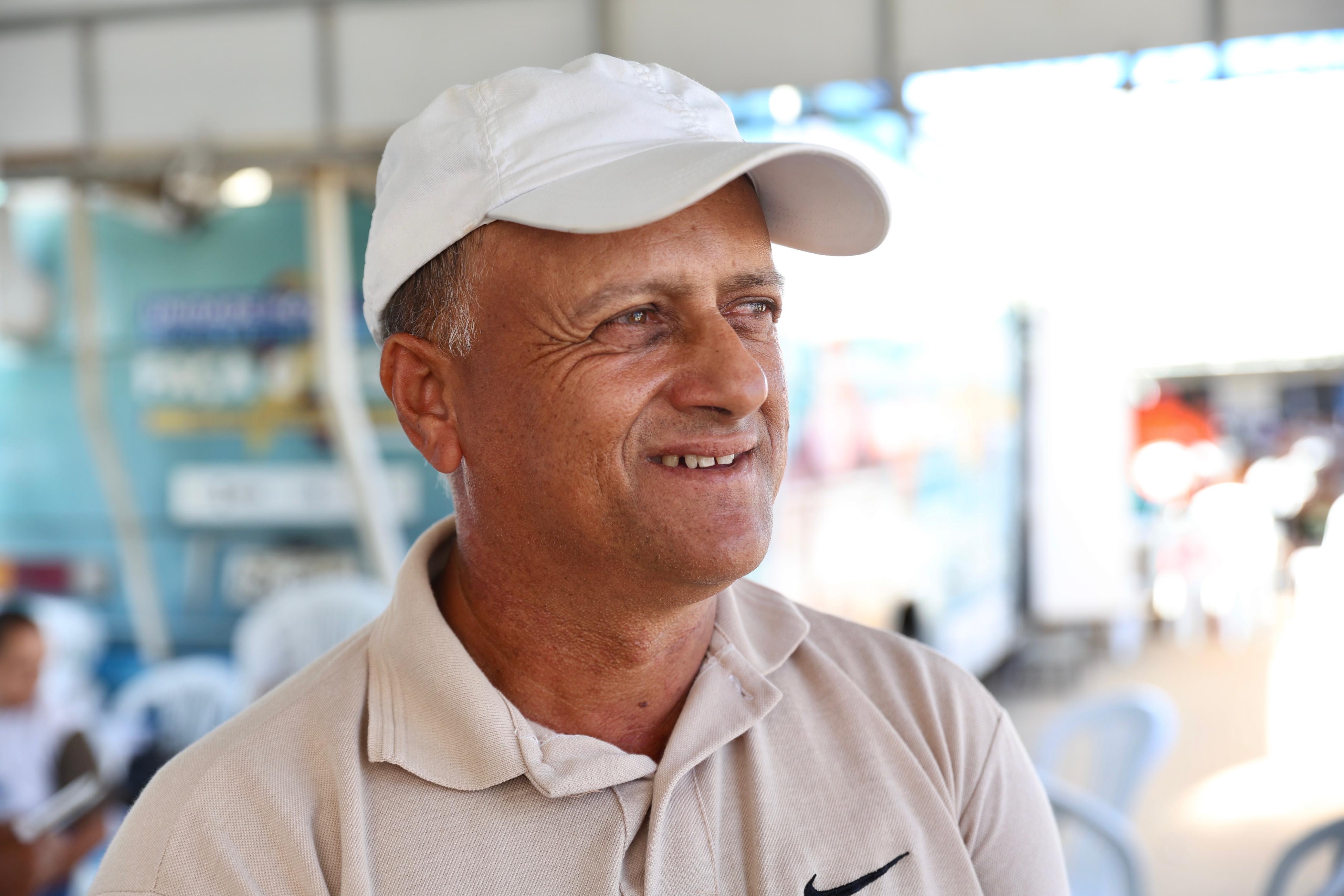 Para o agricultor Samuel Santos, o programa facilita o atendimento a serviços na área da saúde / Foto: Ascom Secc