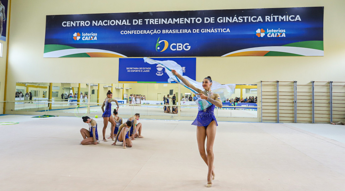 Em maio, o Governo de Sergipe entregou a reforma do Centro de Treinamento de Ginástica Rítmica, em Aracaju /  Foto: Arthur Soares