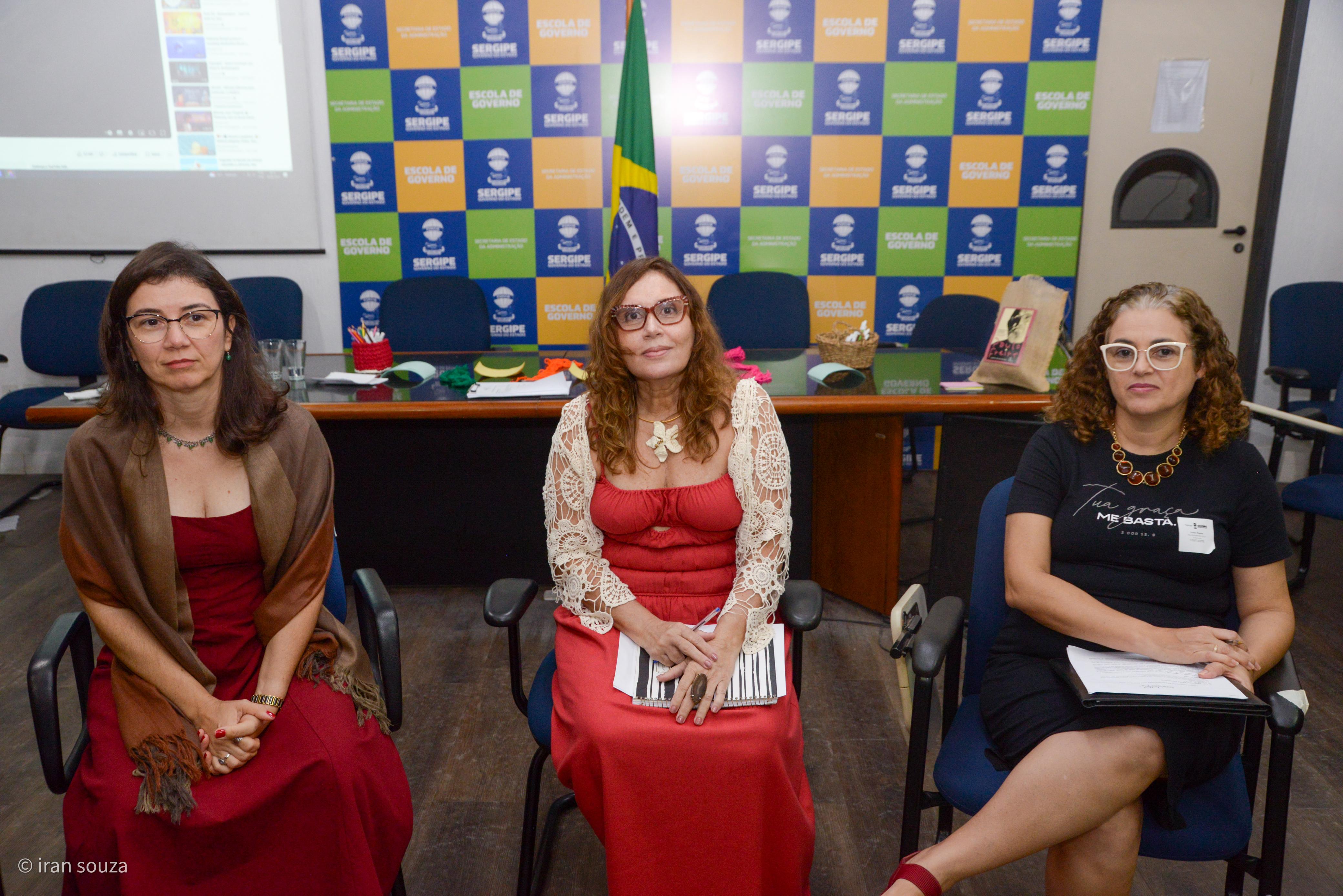 Facilitadoras do curso promovido pela Sead / Foto: Iran Souza/Sead