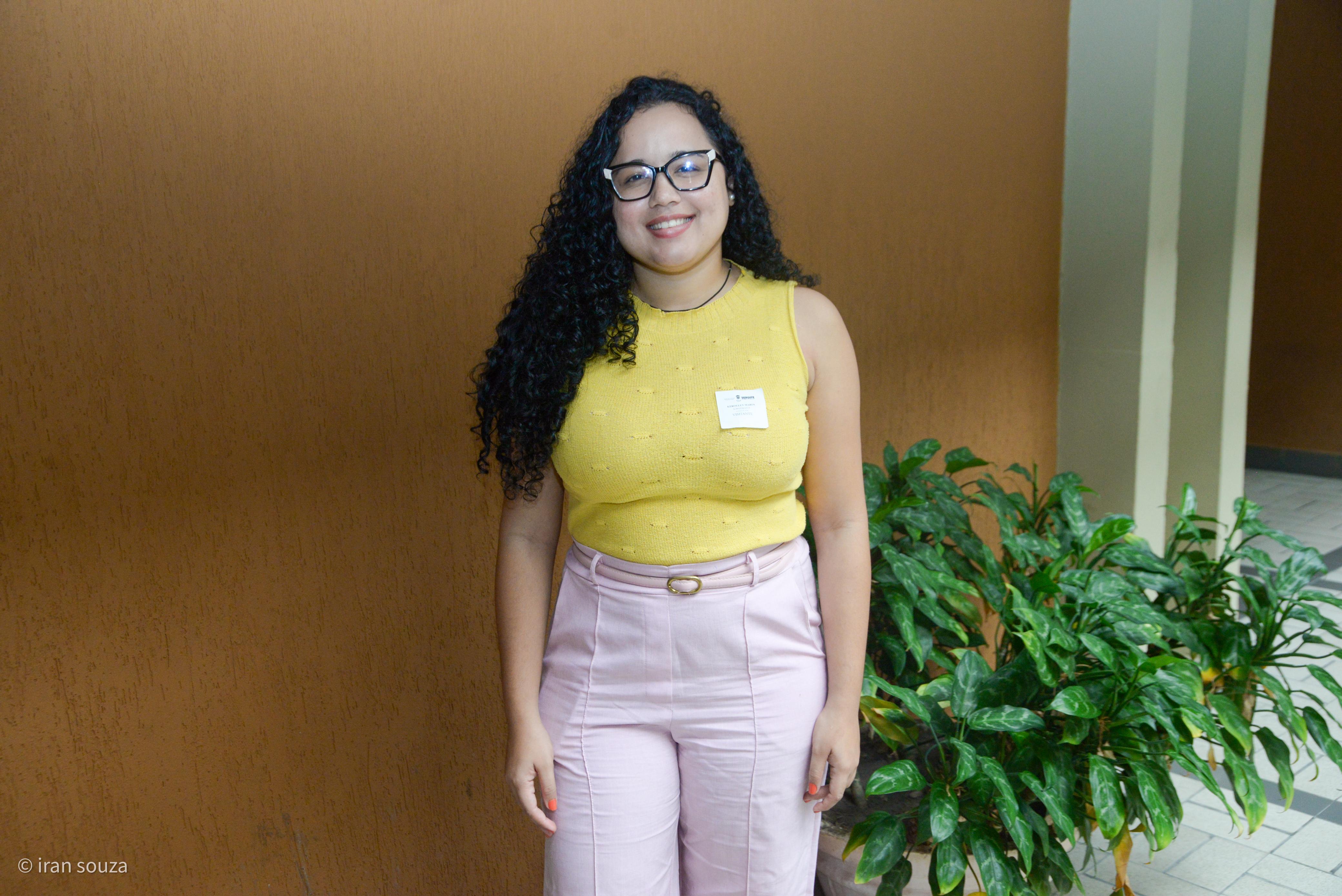 Psicóloga do 'Acolher', Kerollen Maria / Foto: Iran Souza/Sead