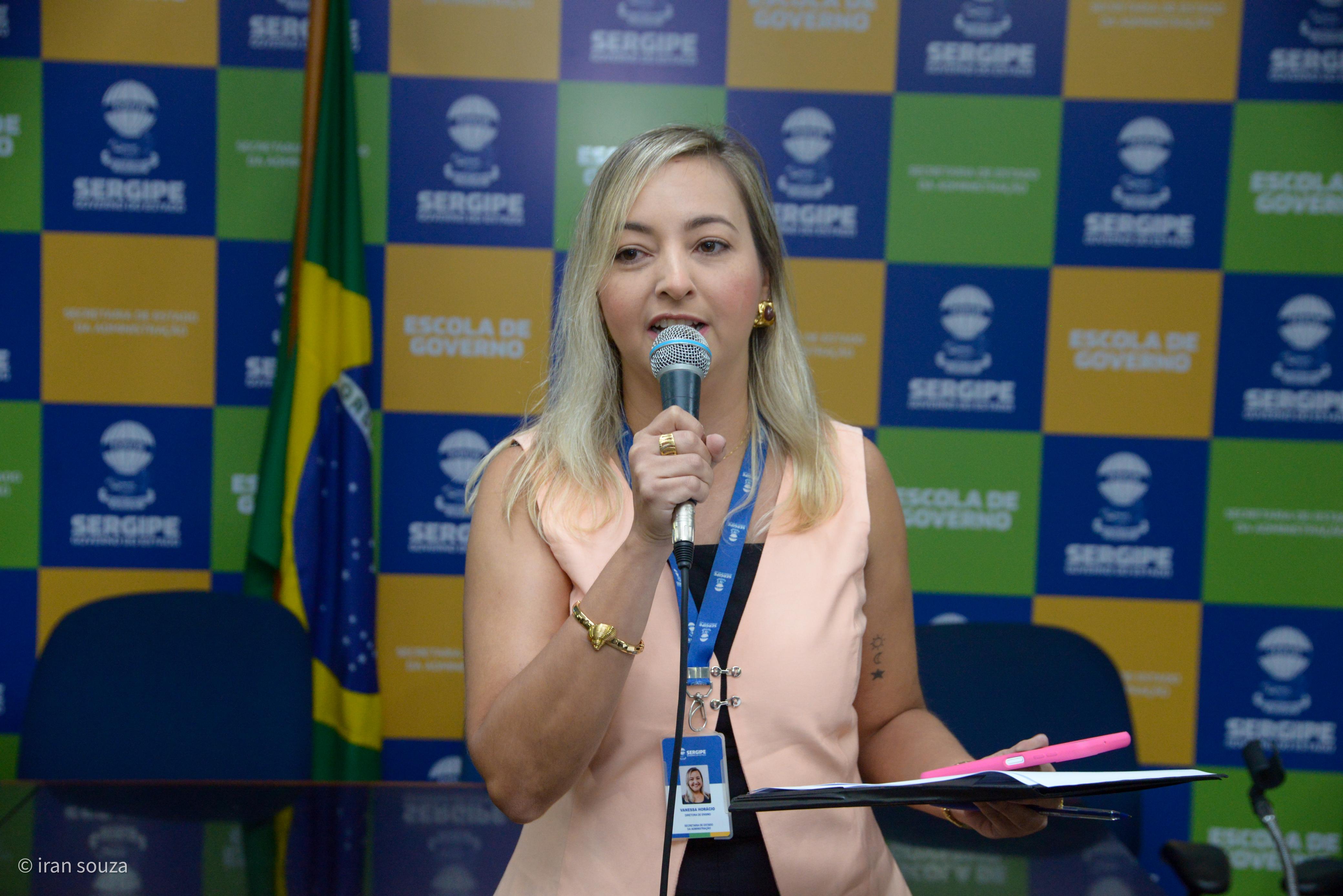 Diretora de Ensino da Escola de Governo, Vanessa Horácio / Foto: Iran Souza/Sead