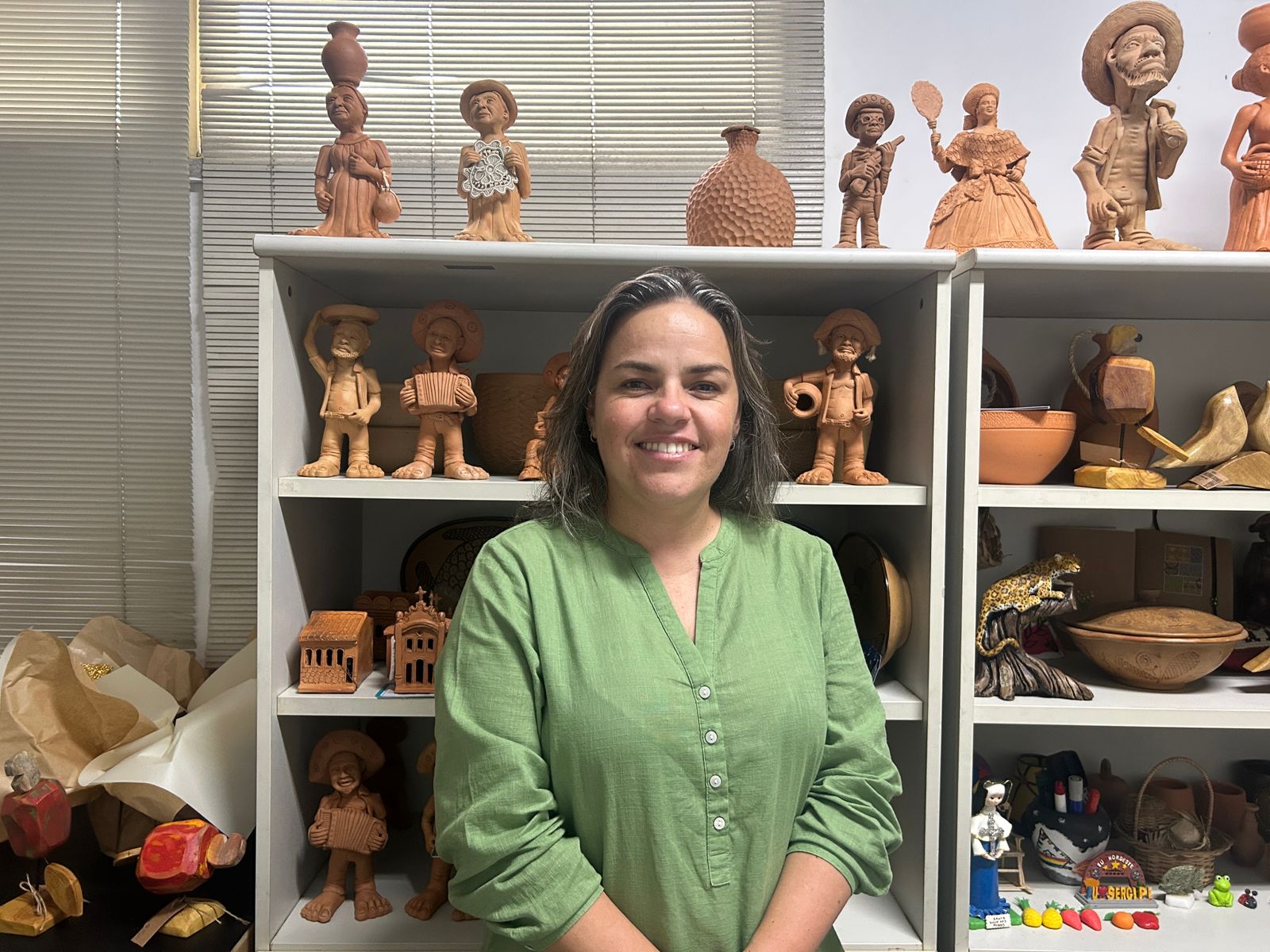 Diretora de Artesanato da Seteem, Daiane Santana / Foto: Ascom/Seteem