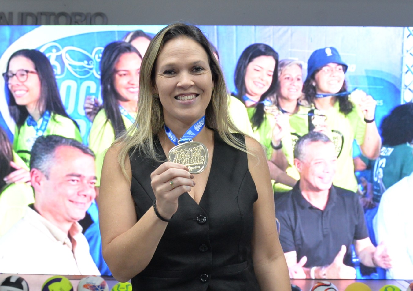 Medalhista de ouro nos Jogos dos Servidores de 2024, Eveline Espínola Chagas
