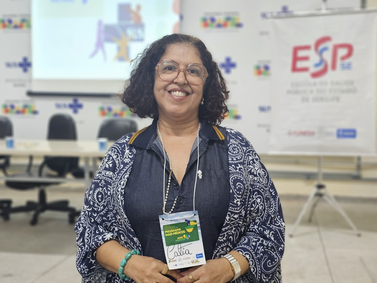 Tutora do programa pela UFS, professora Cátia Justo