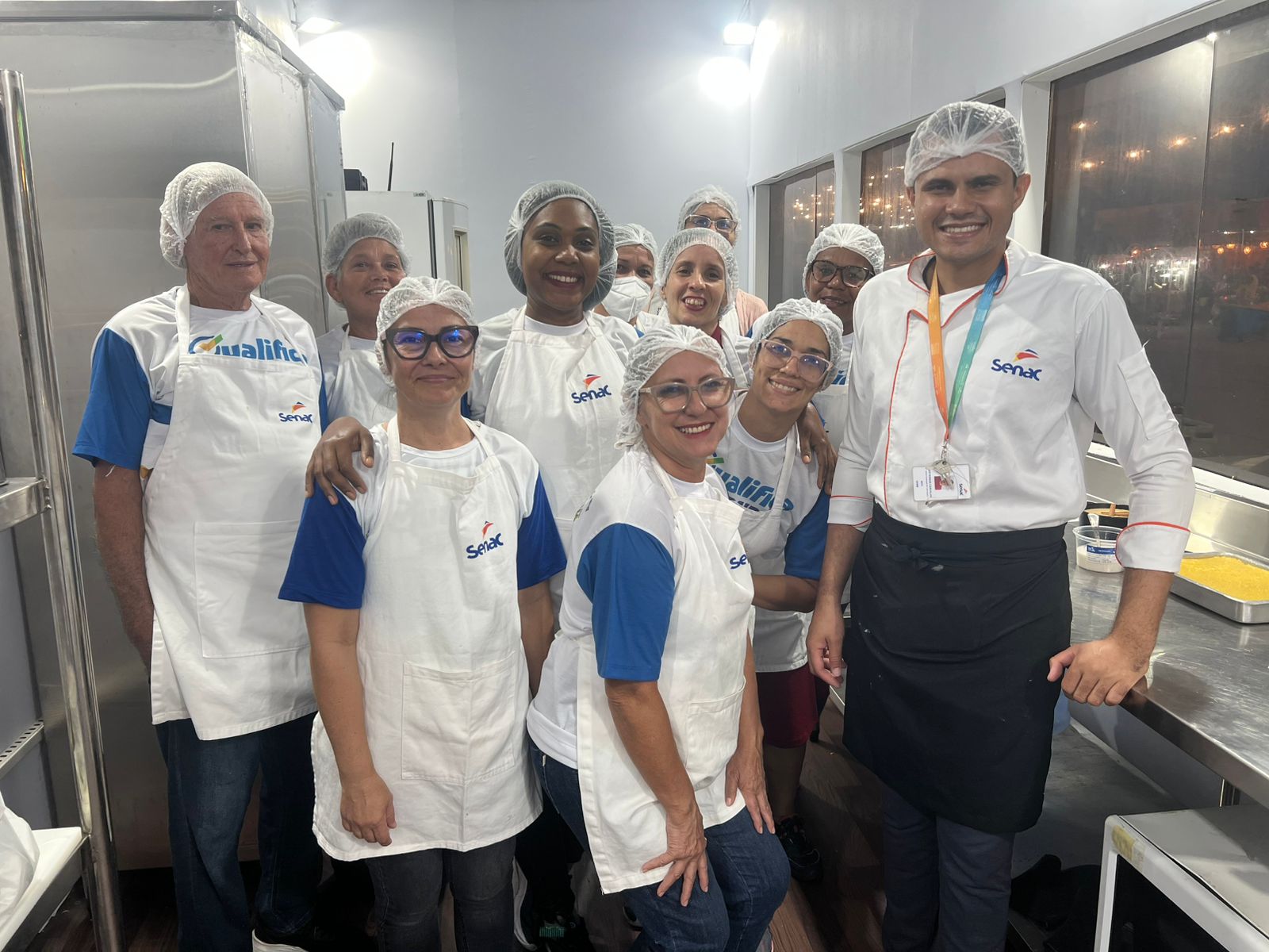 Turma da oficina de comidas típicas com o chef de cozinha Jefferson Carvalho / Foto: Autimira Menezes/Setur