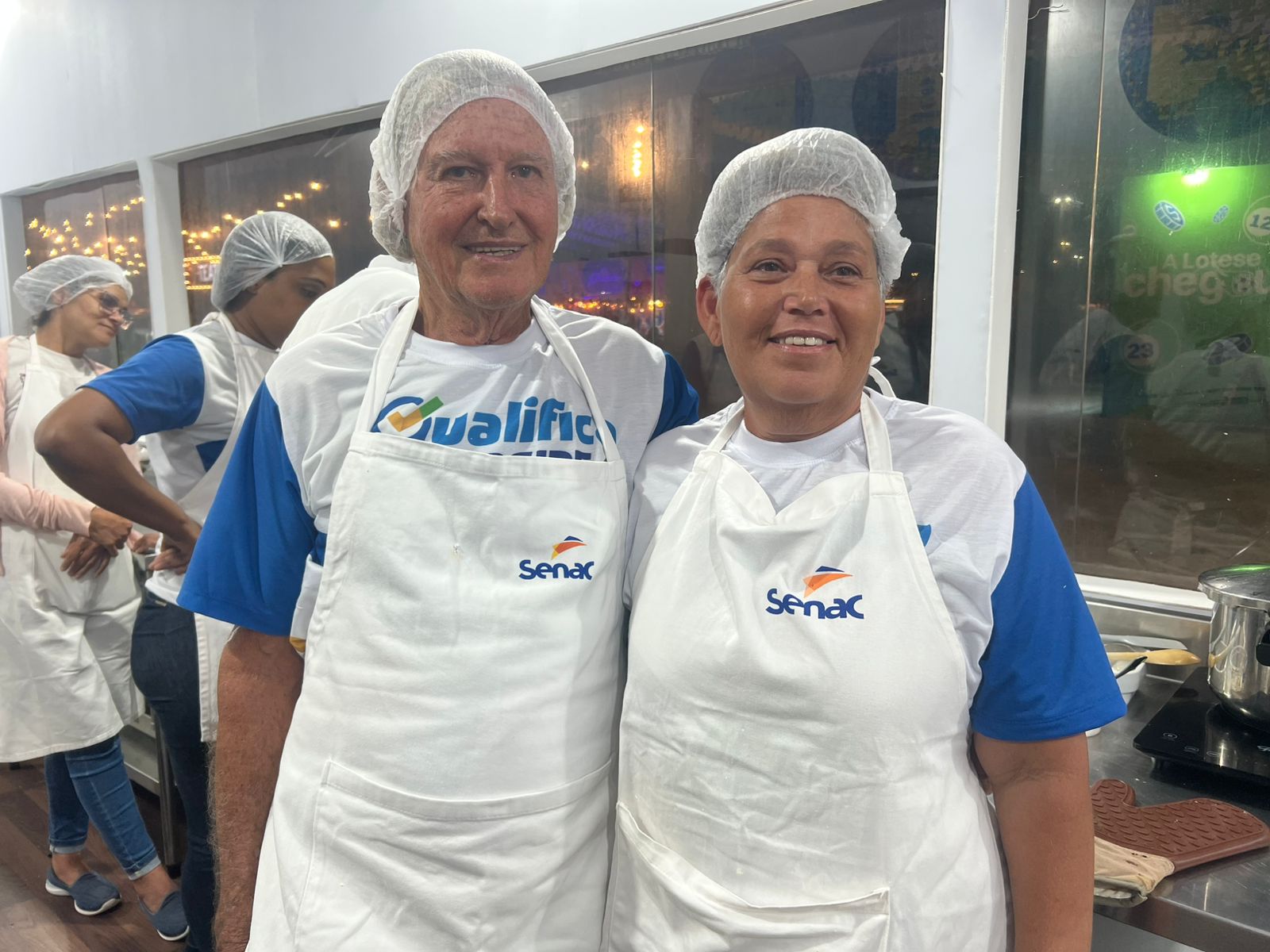 O casal João e Noraide Menegon costuma participar de cursos de culinária / Foto: Autimira Menezes/Setur
