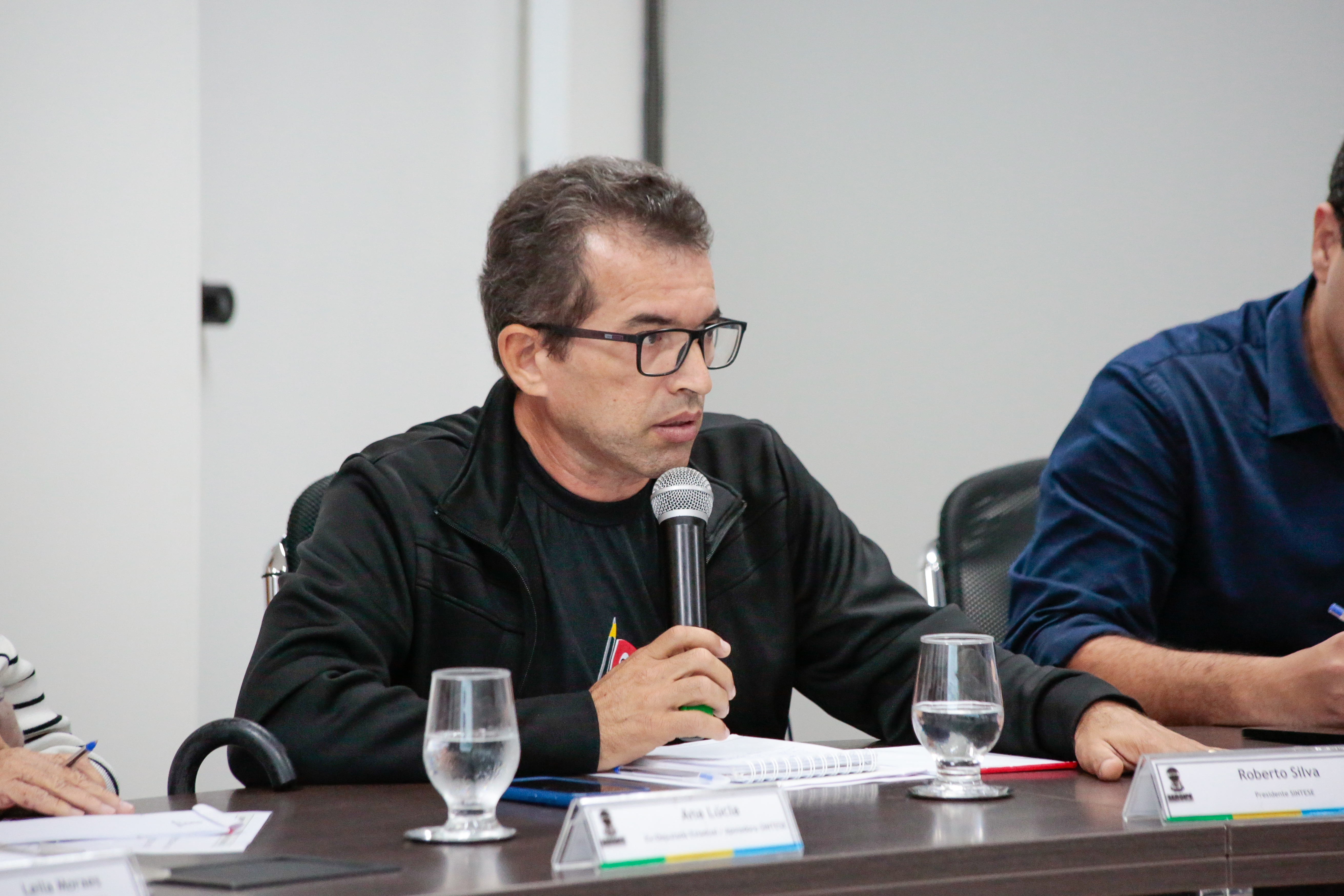 Presidente do Sintese, Roberto Silva