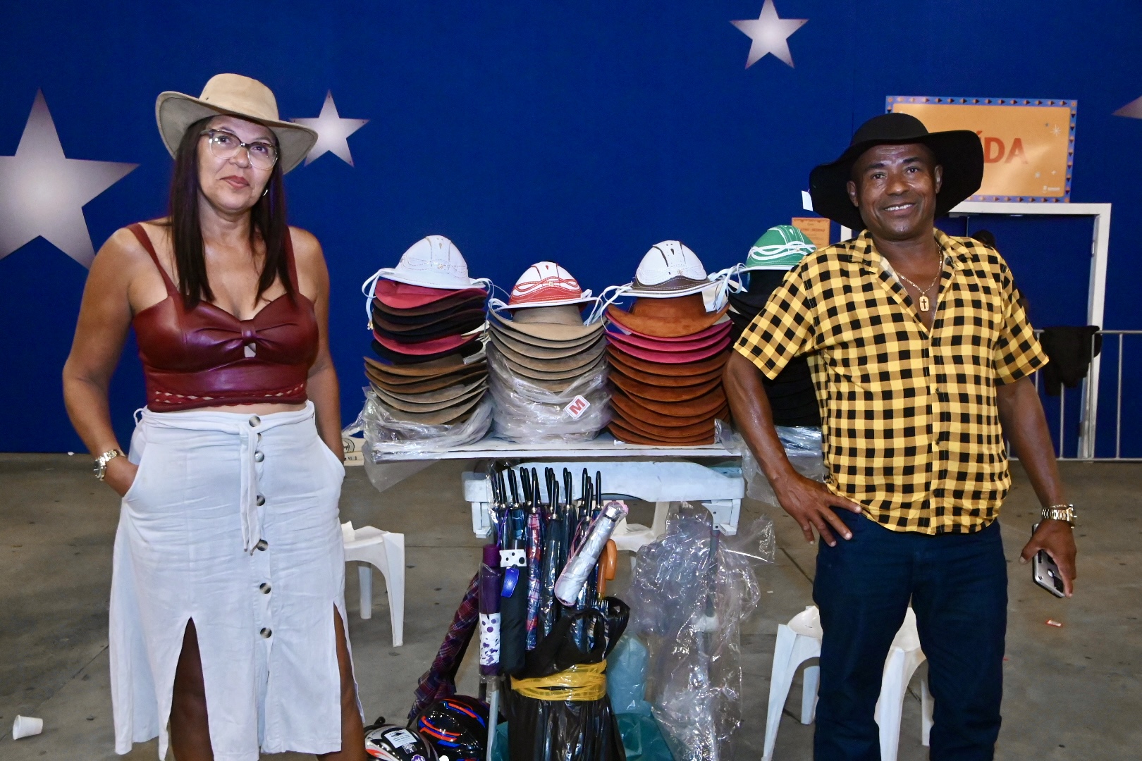 João Batista e Marinalva da Conceição encontraram na Vila do Forró uma oportunidade de reforçar a renda da família / Foto: Erick O'Hara