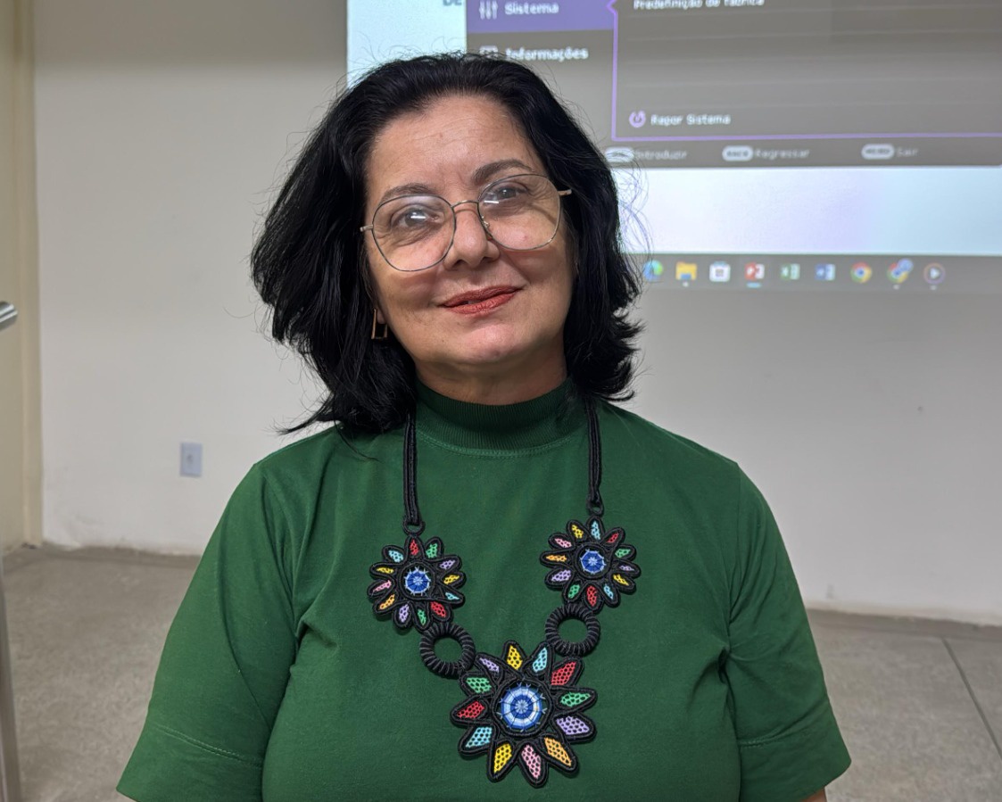 A palestrante Léa Duarte apresentou o tema “Turismo x Combate à Exploração de Crianças e Adolescentes” / Foto: Eva Ramos/Setur