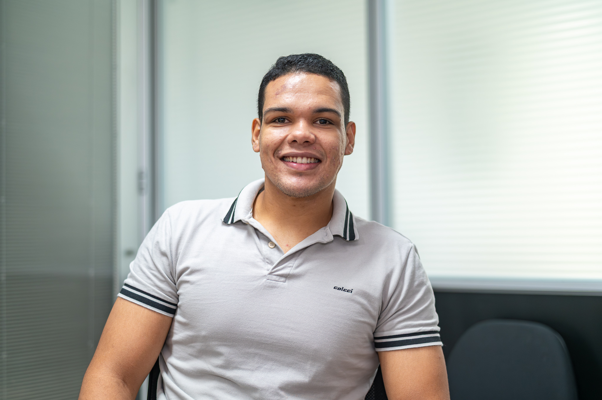 Danilo Oliveira Vasconcelos, 26 anos, é um exemplo de constância e disciplina // Foto: Thiago Santos