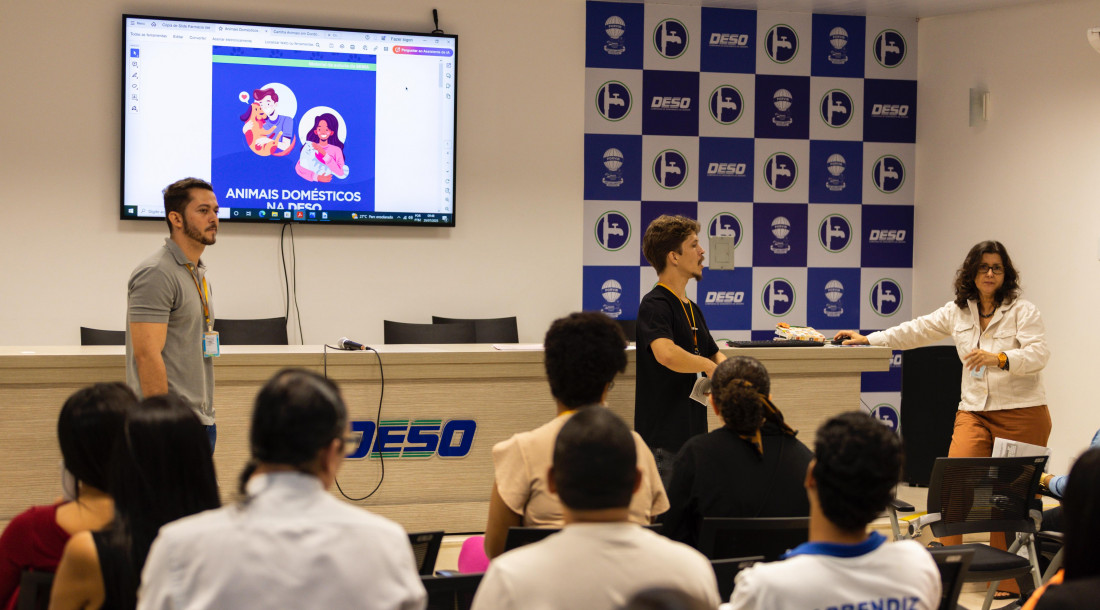 Deso realiza palestra sobre conduta socioambiental com foco em animais comunitários  //  Foto : Ascom/ Deso